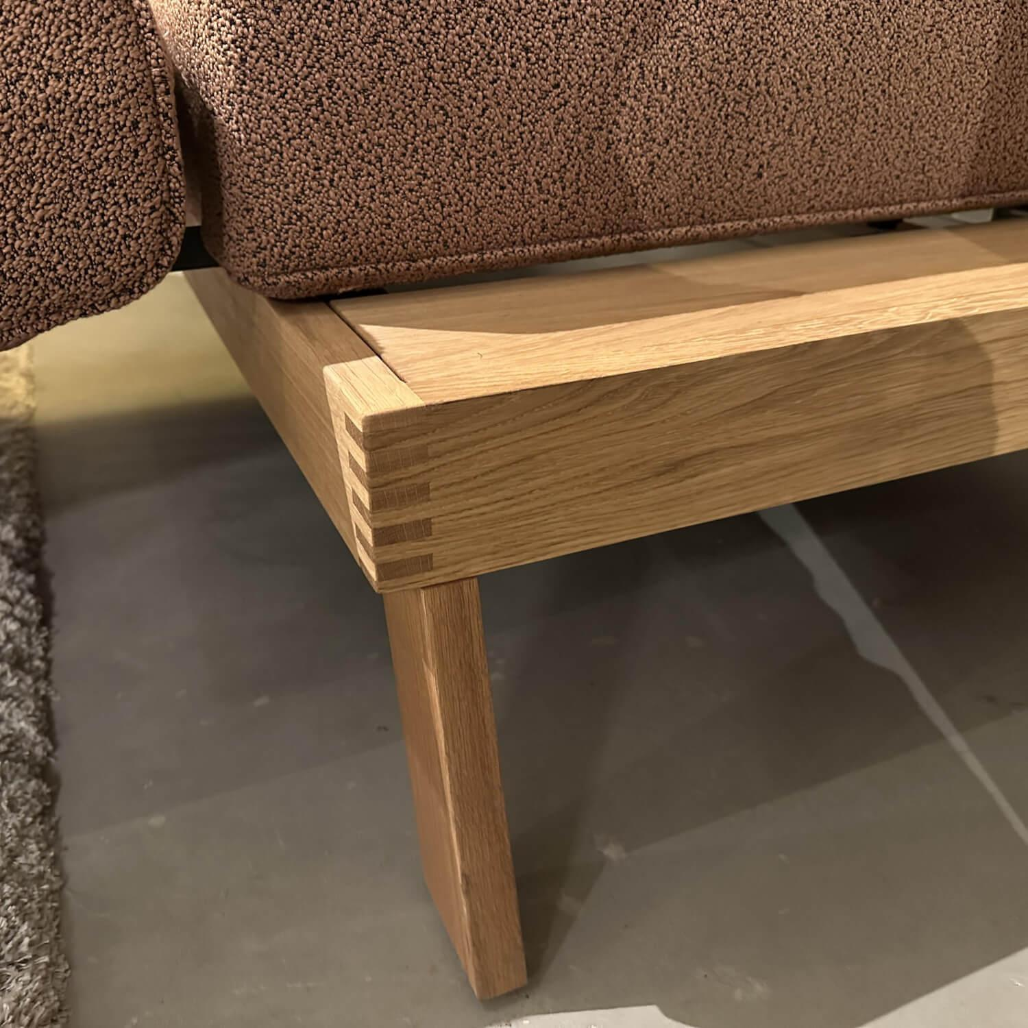 Brühl - Sofa Lofoten Lounge Stoff 5275 51 Orange Braun Gestell Eiche Hell Geölt - 7