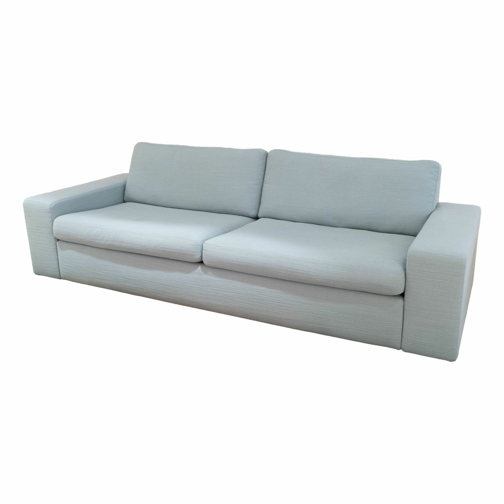COR - Sofa Conseta bodennah Stoff 7258 Hellblau - 1