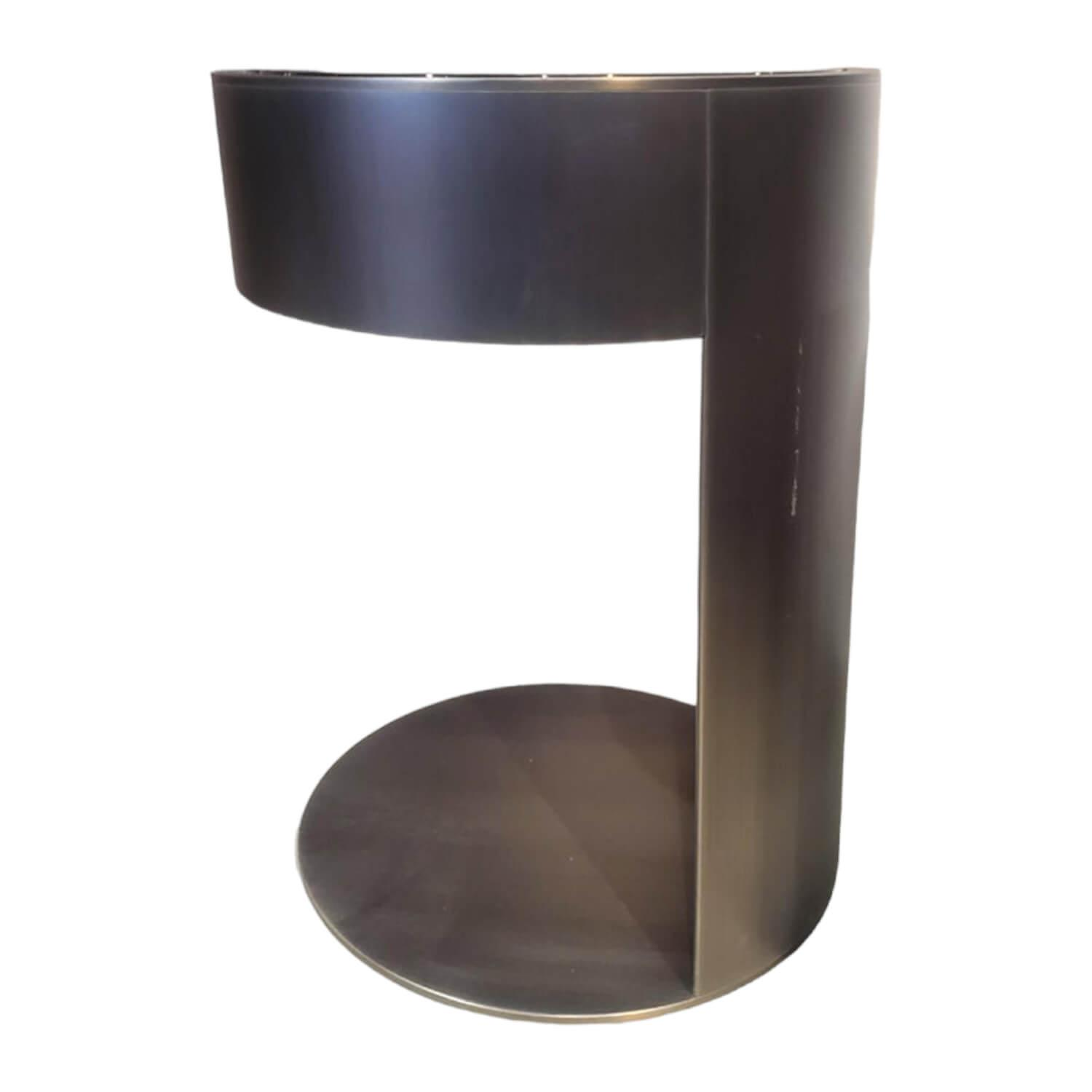 Fendi Casa - Side table Constellation Side Table Smoke Grey Mirror Glass - 1