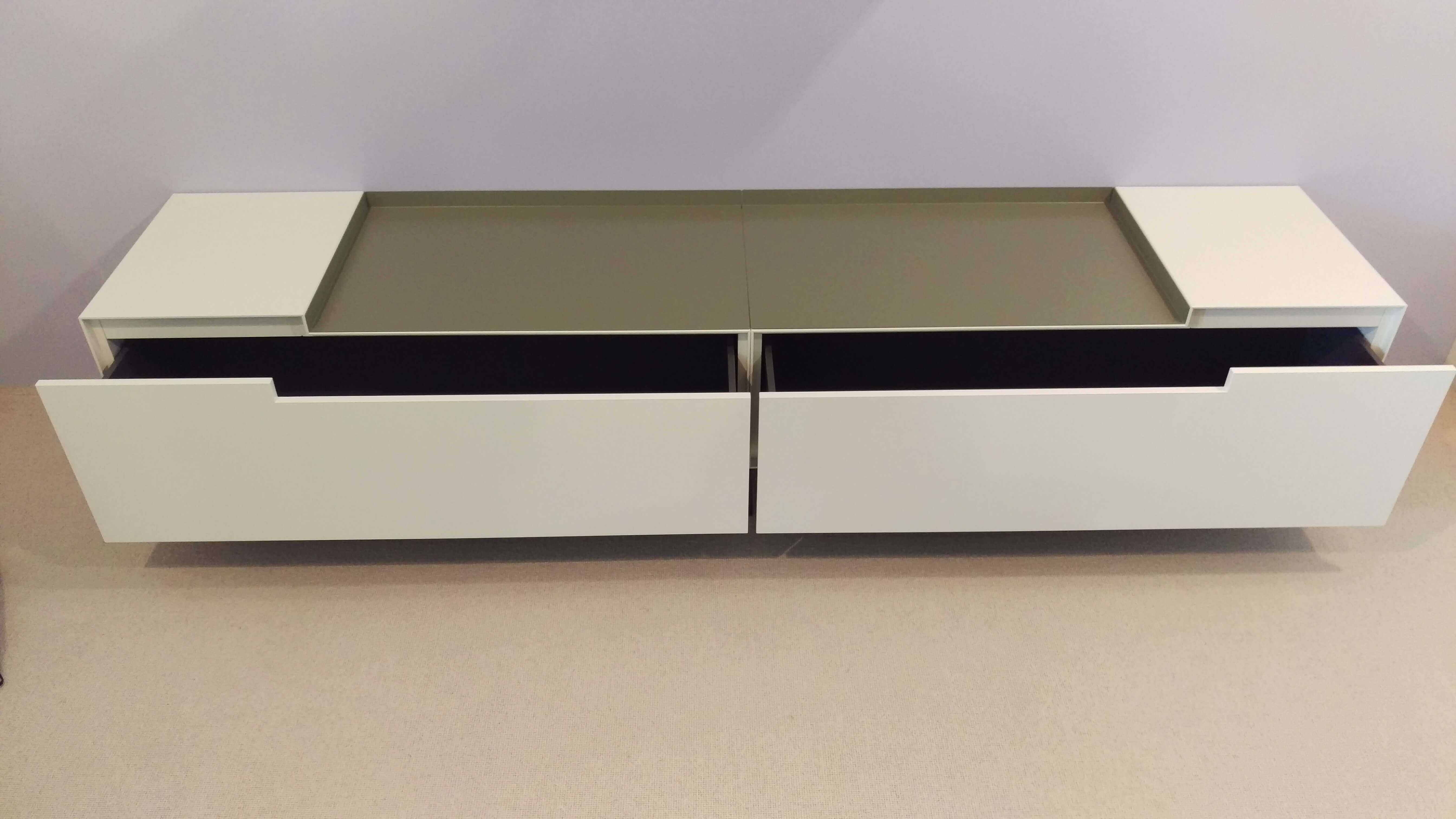 IMAG8611 Piure - Sideboard Nex Pur Box Weiß Grün Holz - 4