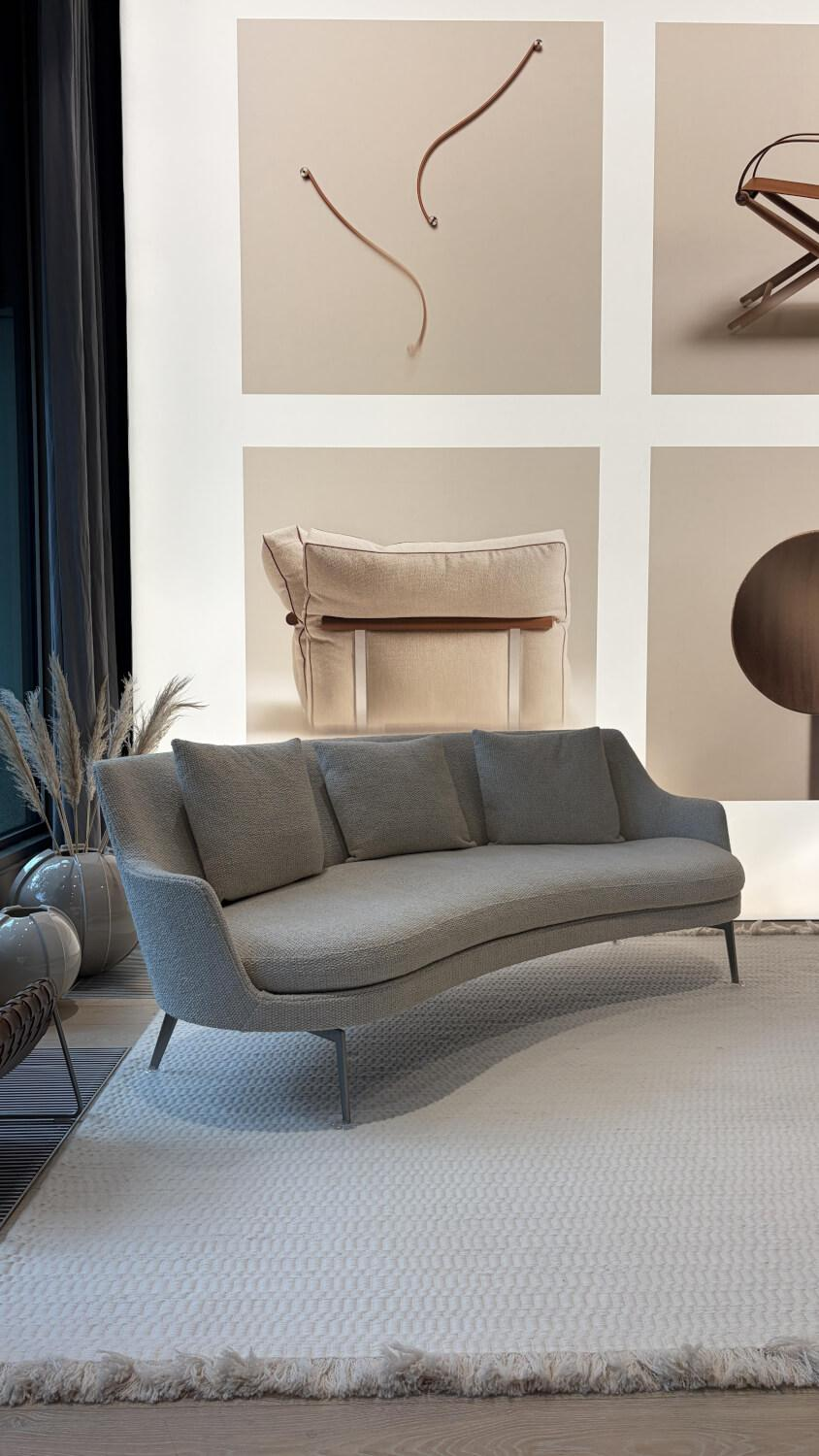 Flexform - Sof Guscio In Grau Inkl. Kissen - 5
