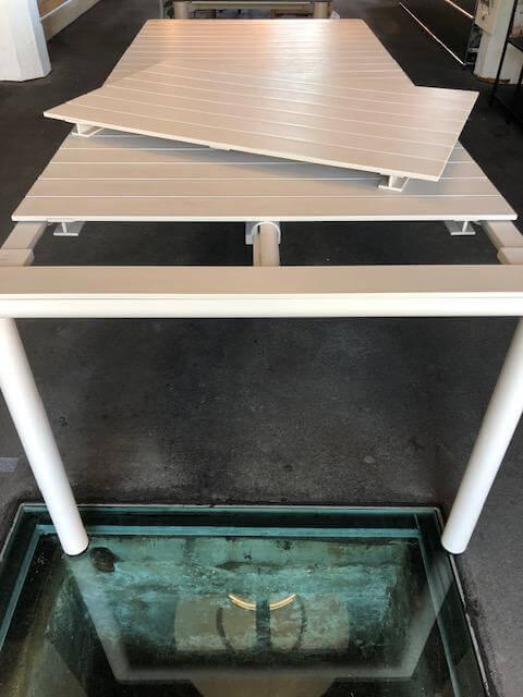 Nardi - Auszugtisch Tevere 210 Platte Polypropylen Corda Beine Aluminium Lackiert - 3
