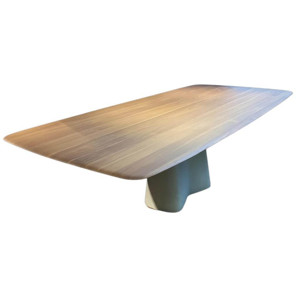 Walter Knoll - Esstisch Temno Walnuss Fuß Beton - 1