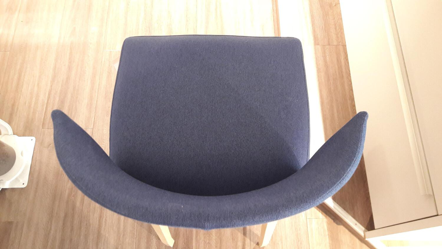 Mobitec - Clea Concept Stoff Rhythm Cl.2 Marine Blau Gestell Eiche E38 - 3