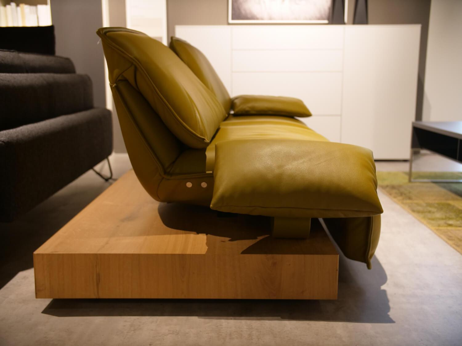 Koinor - Sofa Polstergarnitur Key West Bezug Leder C-Classic Avocado mit elektrischer Verstellung - 9