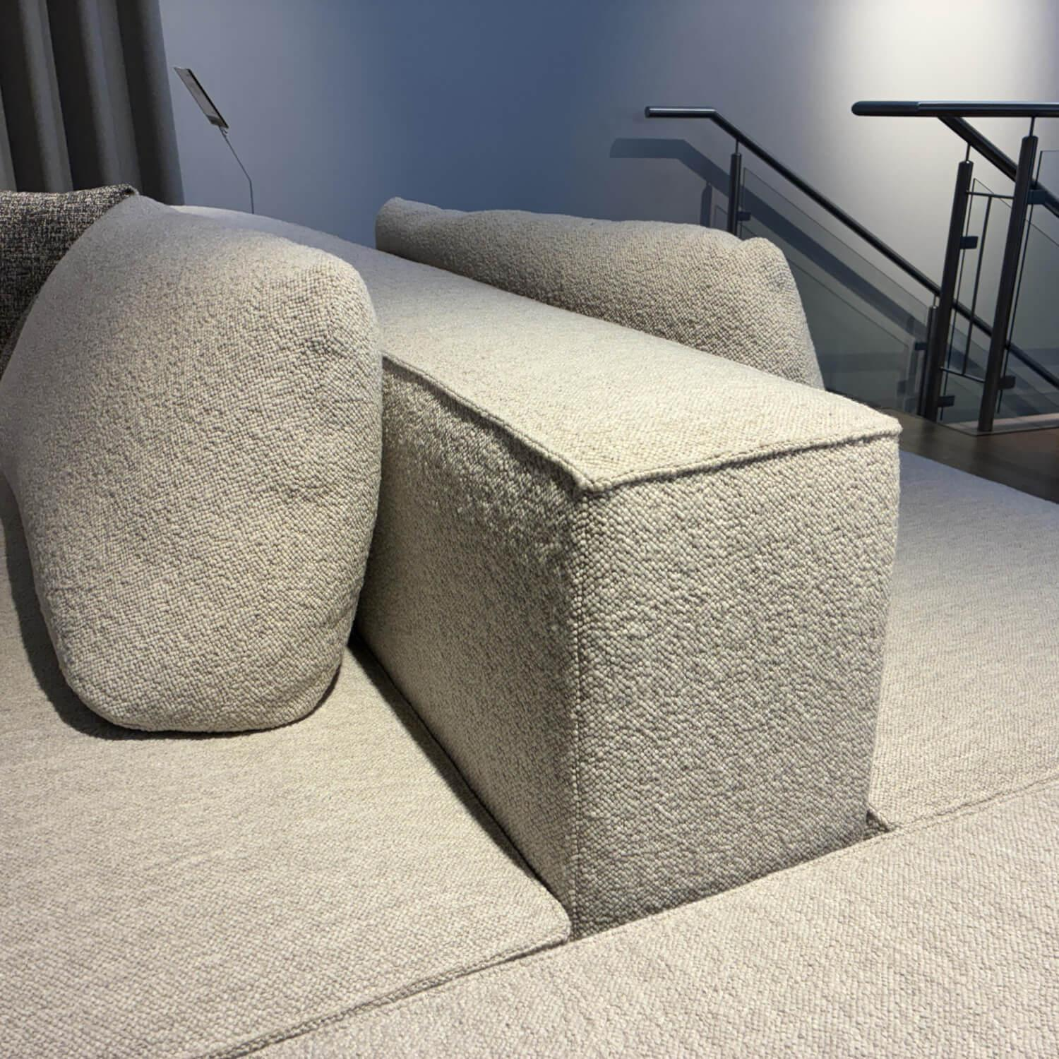 Montis - Sofalandschaft Domino 18 Stoff Fidal 10 S20 Beige Grau Inklusive Kissen - 6