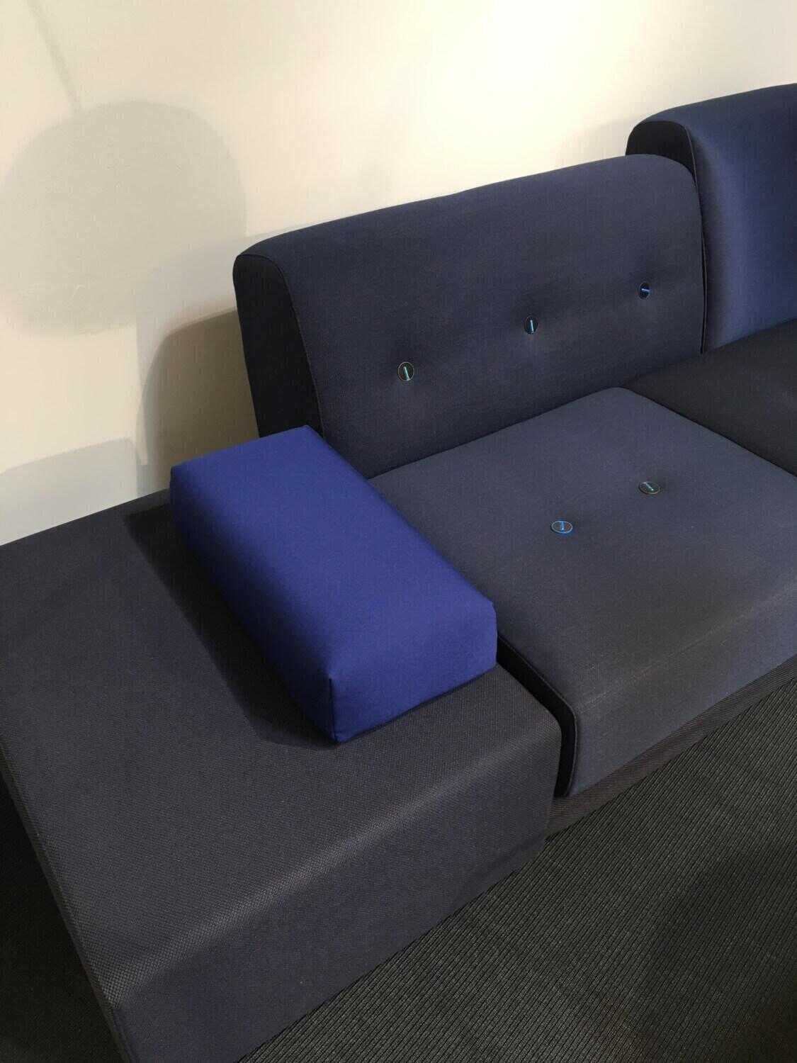 Vitra - Sofa Polder Stoffmix Night Blue - 6