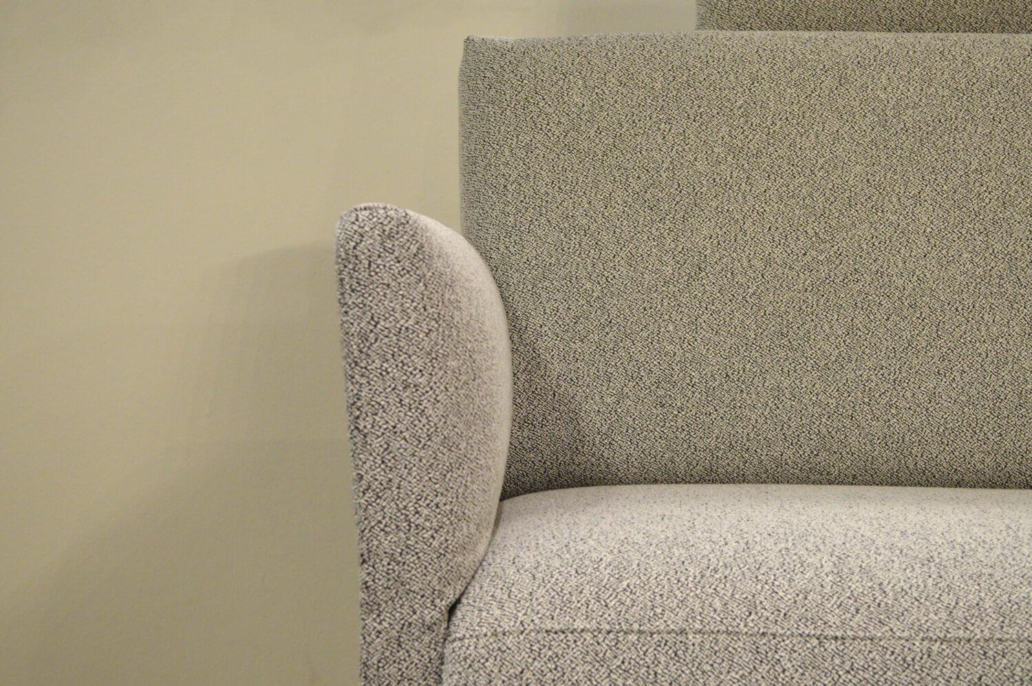 Rolf Benz - Ecksofa Cara Stoff Weißgrau 26.202 mit Holz-Ablage Schwenkbar - 8