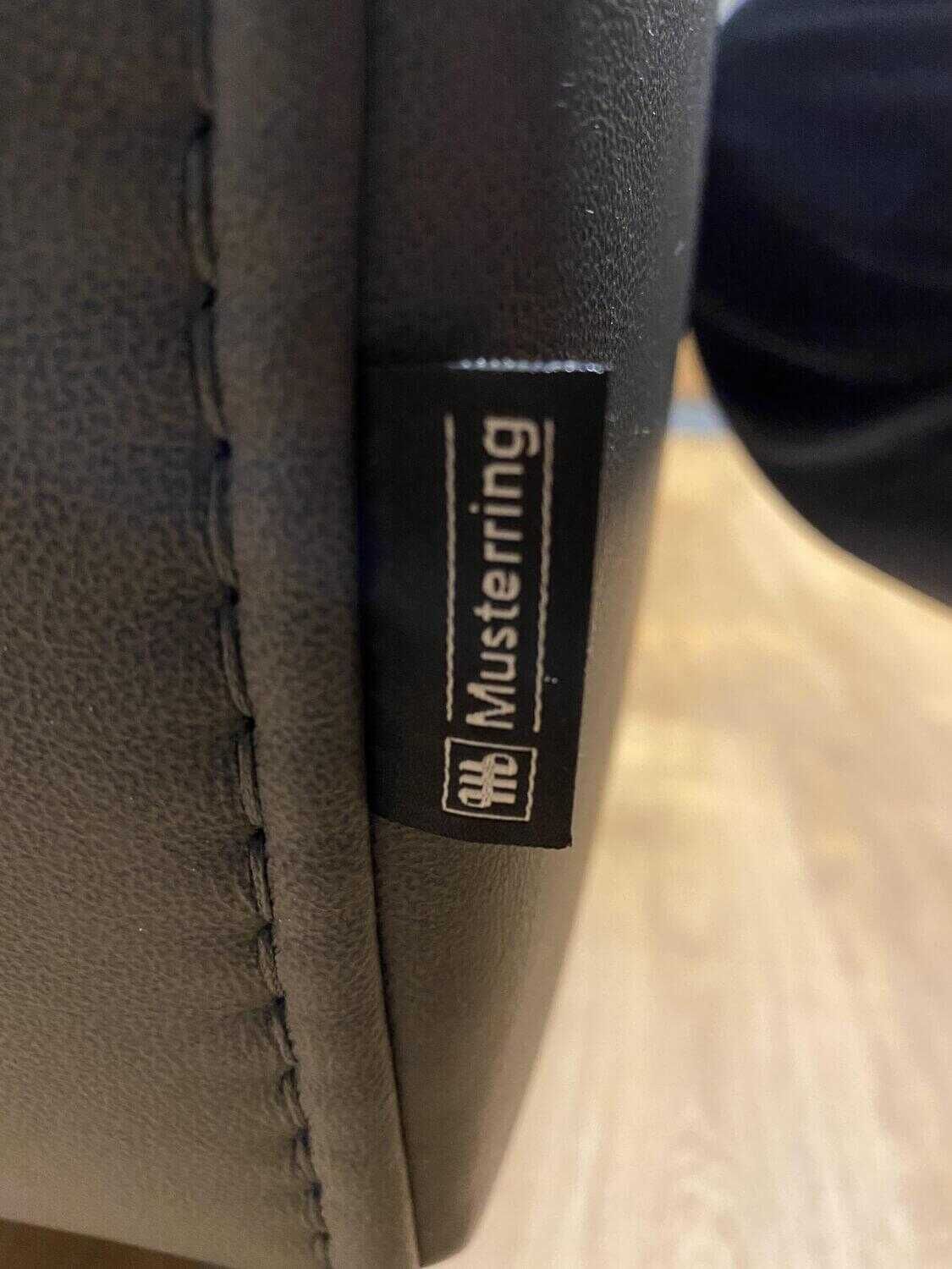 Musterring - Ecksofa MR 270 Leder 60 Cloudy Schiefer Grau mit Kopfstütze und 5 Kissen - 22