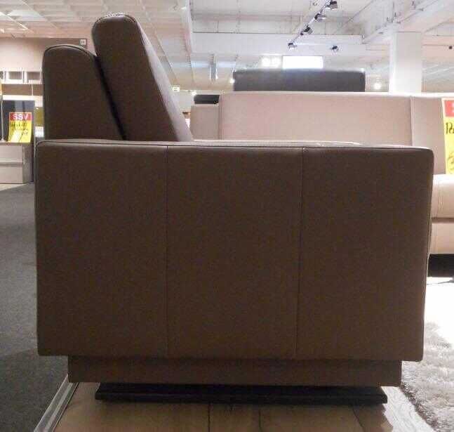 E. Schillig - Sessel Selection Plus 010 Leder Braun elektrisch verstellbare Rückenlehne - 7
