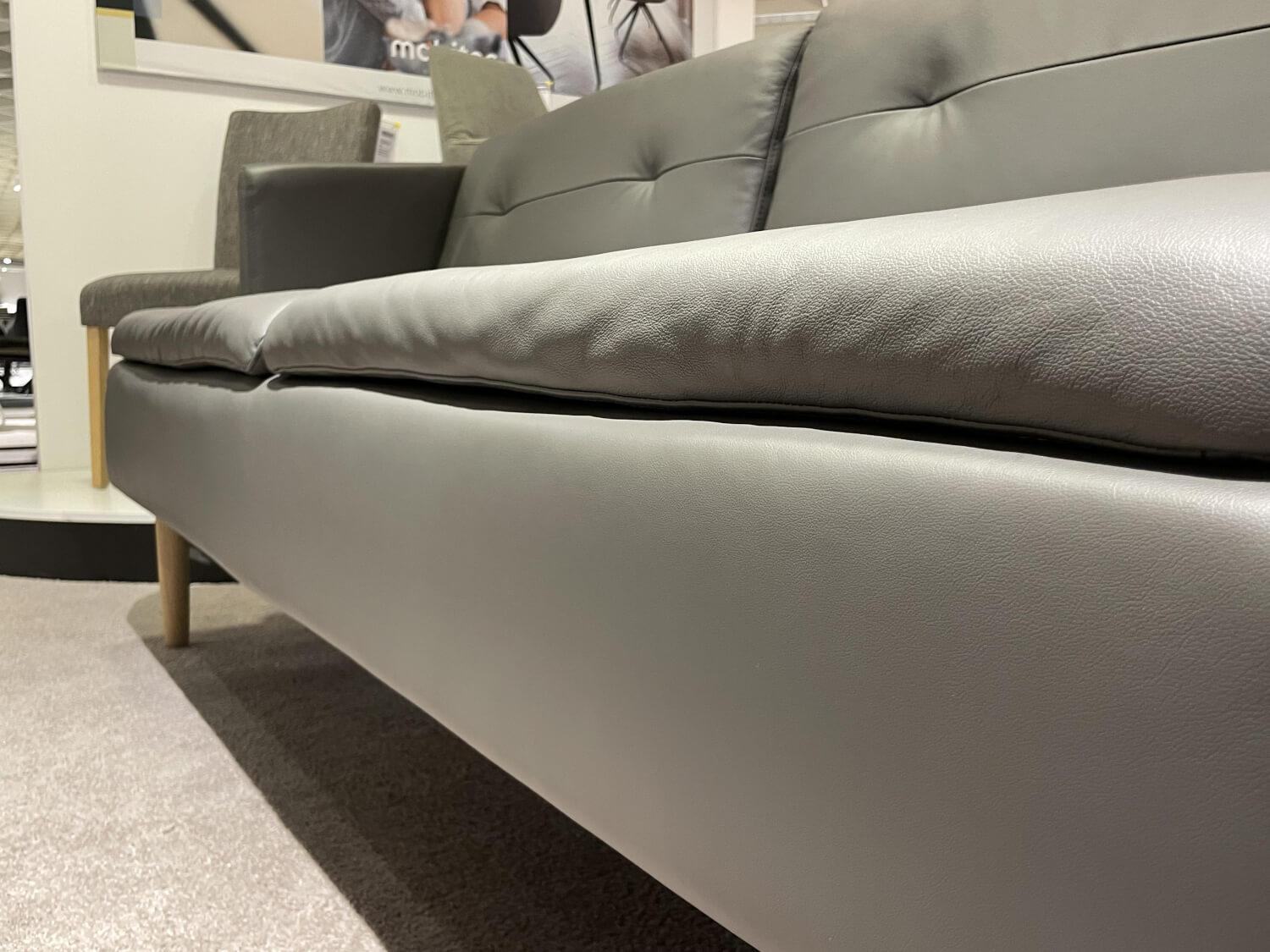 Stressless - Sofa 3-Sitzer Lime Leder Paloma Metal Grey Gestell 33 Natural - 5