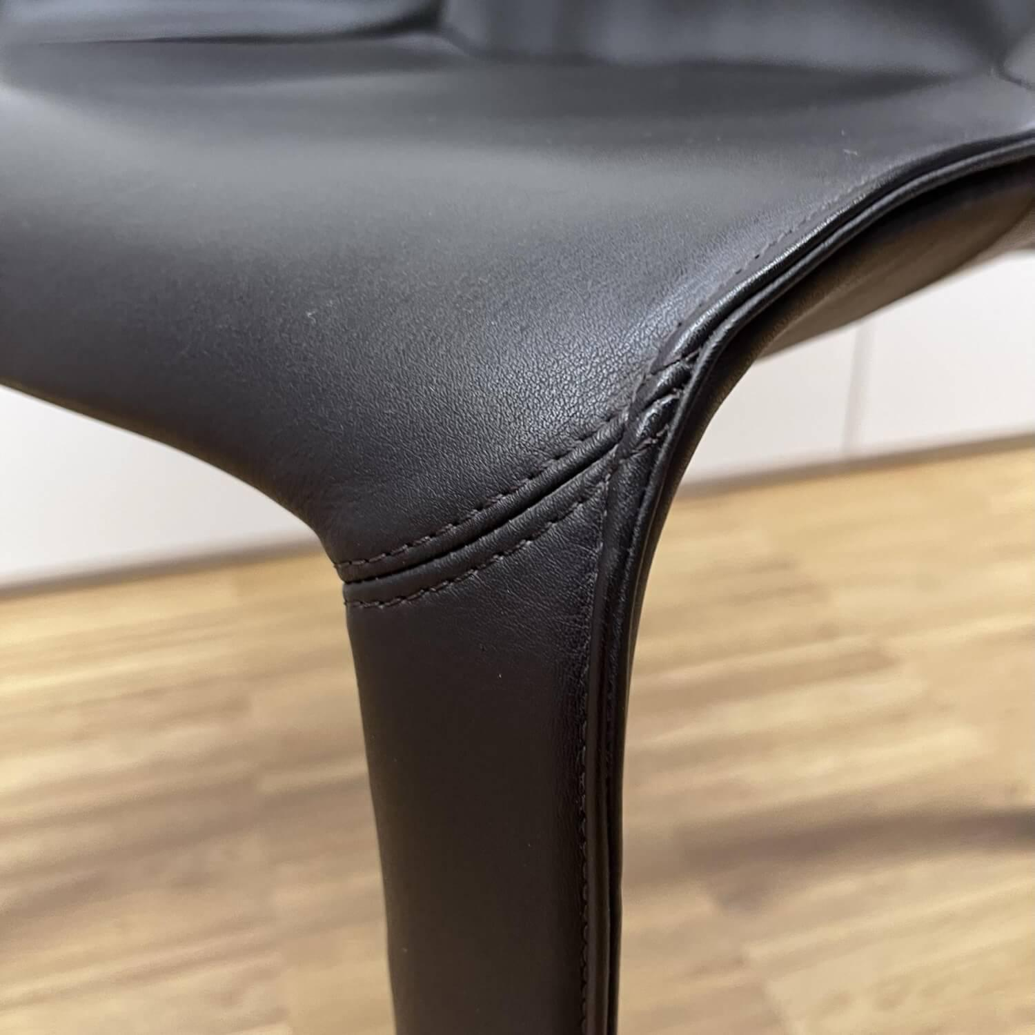 Walter Knoll - Armlehnstuhl Gio Leder Bronco Chocolate - 3