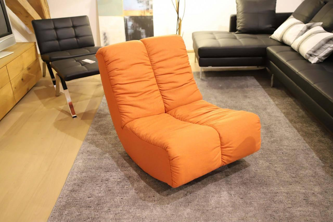 Brühl - Sessel Lucky Stoff 4456 50 Orange - 4