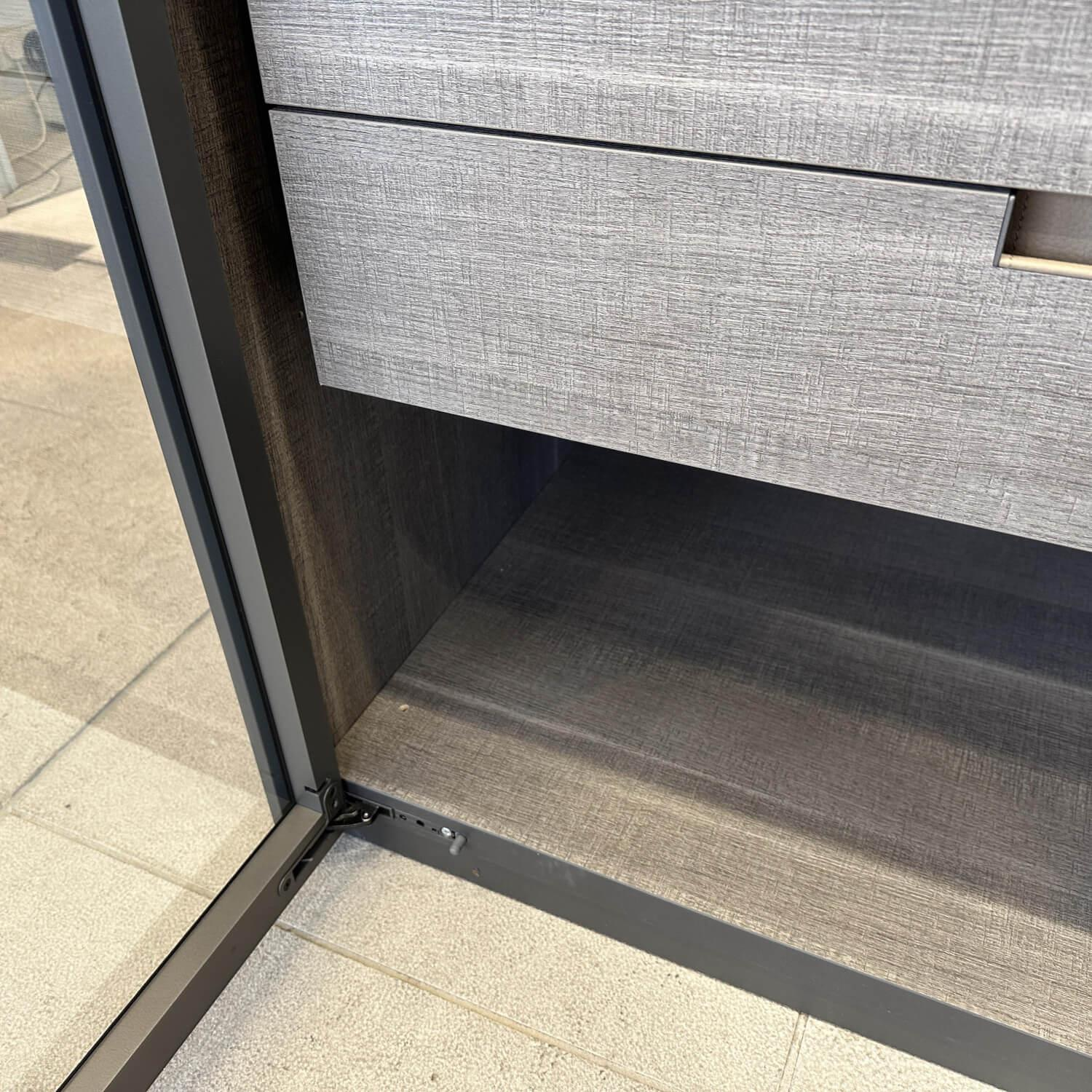 Poliform - Kleiderschrank Senzafine Melamin Eiche Gener mit 4 Drehtüren - 8