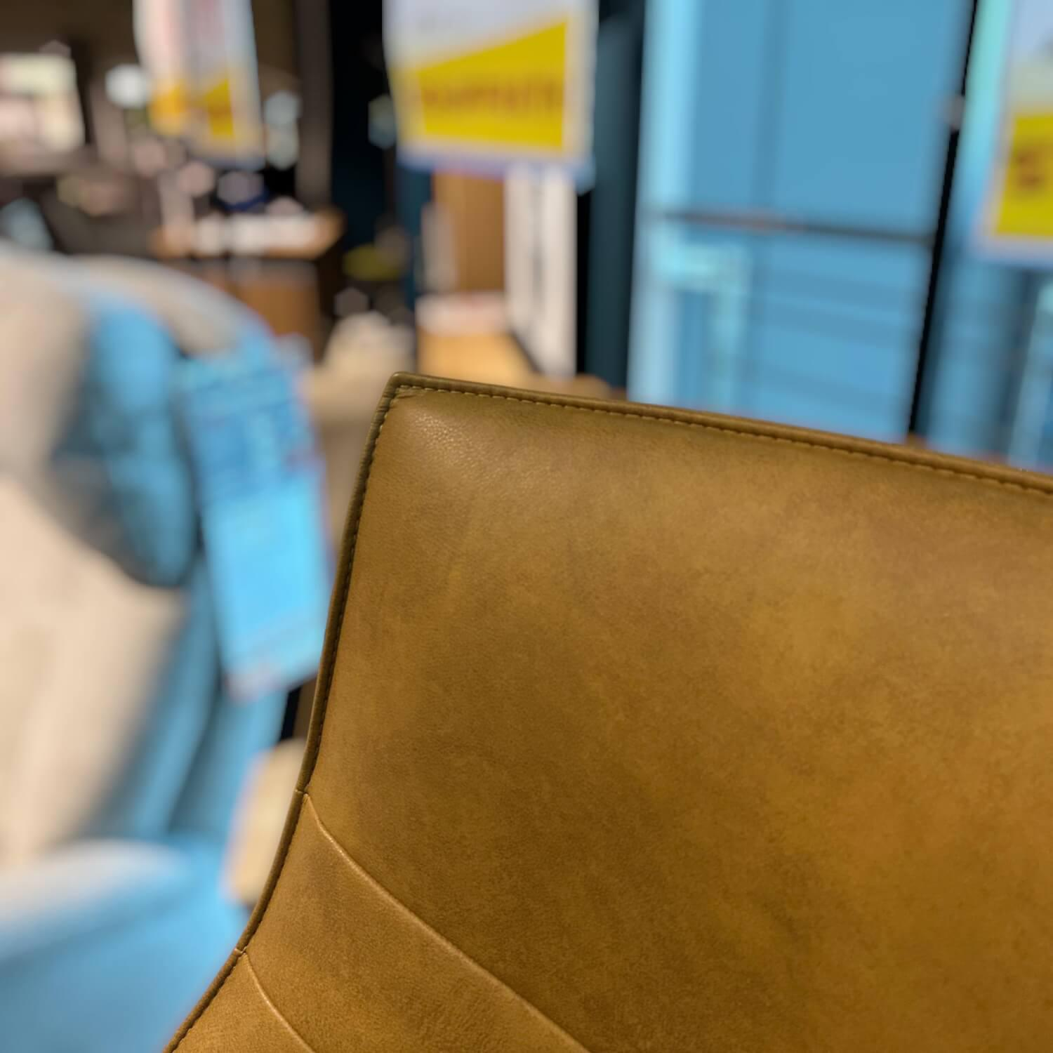 himolla - Fernsehsessel Salzgipfel Leder 27 Eleganza Mais Gelb Sternfuß Metall Anthrazit Mit Elektrischer Verstellung - 2