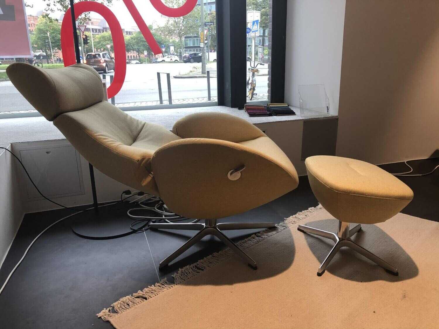 Conform - Sessel Globe C-Chair Stoff Sheford 1383-17 Mustard - 7