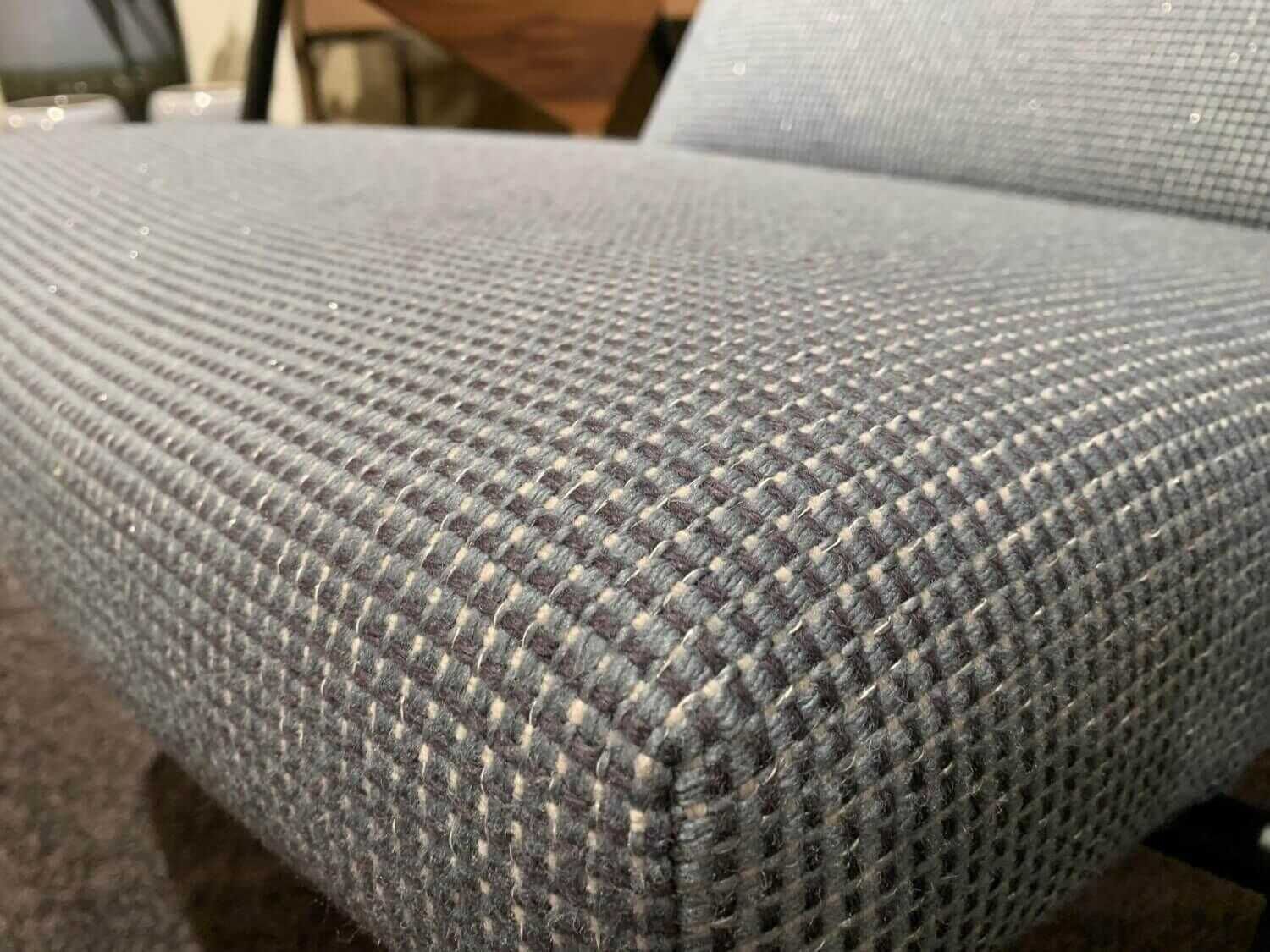Walter Knoll - Sessel Votteler Chair Stoff 32 Anni 7814 Blau Quarz Untergestell Pulverbeschichtet Schwarz Matt - 2