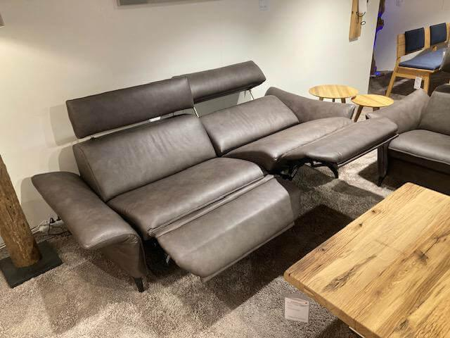 himolla - Garnitur 1926 Leder 27 K-Eleganza Dunkelbraun 2 Sofas - 4