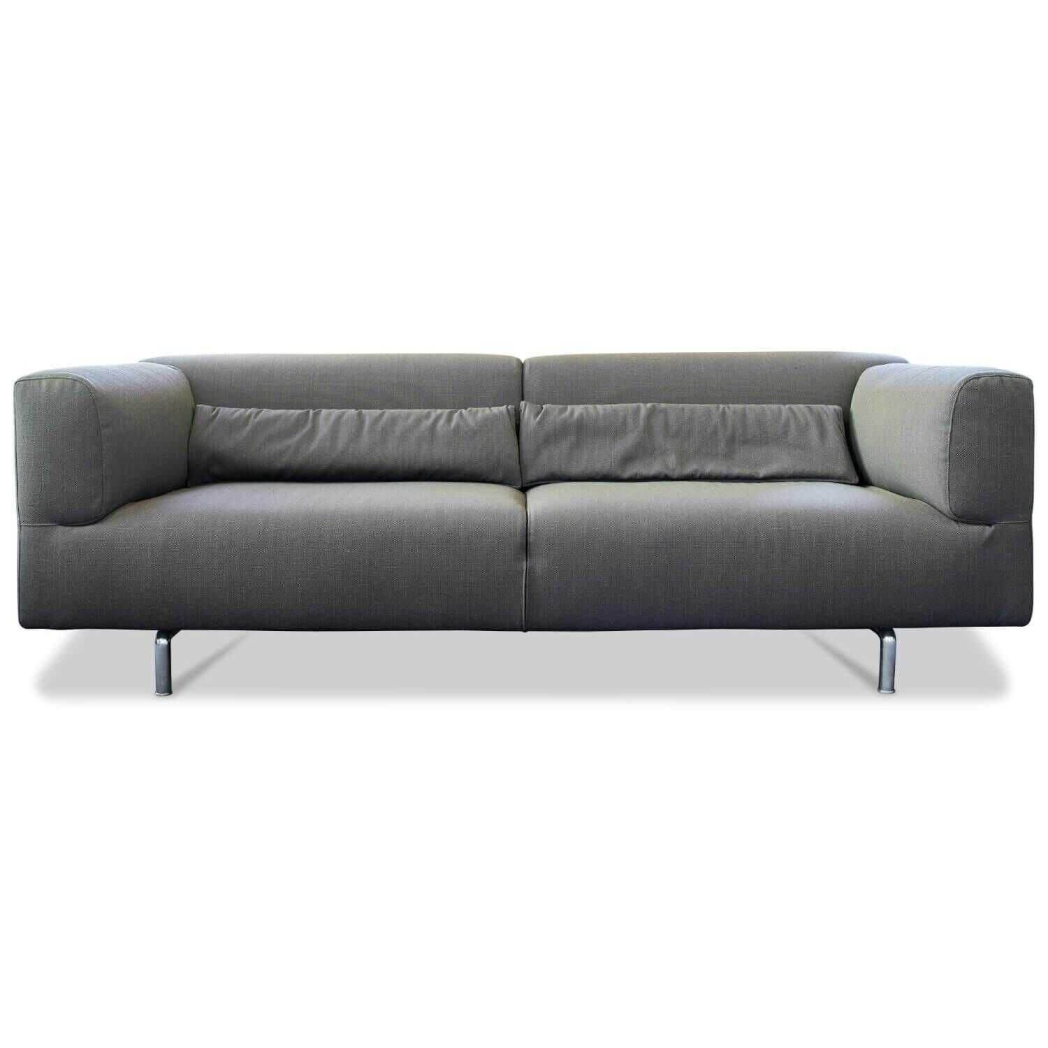 cassina-sofa-met-two-seater-fabric-grey-with-2-cushions-0ce871bc7840 Cassina - Sofa Met two-seater fabric gray with 2 cushions - 1