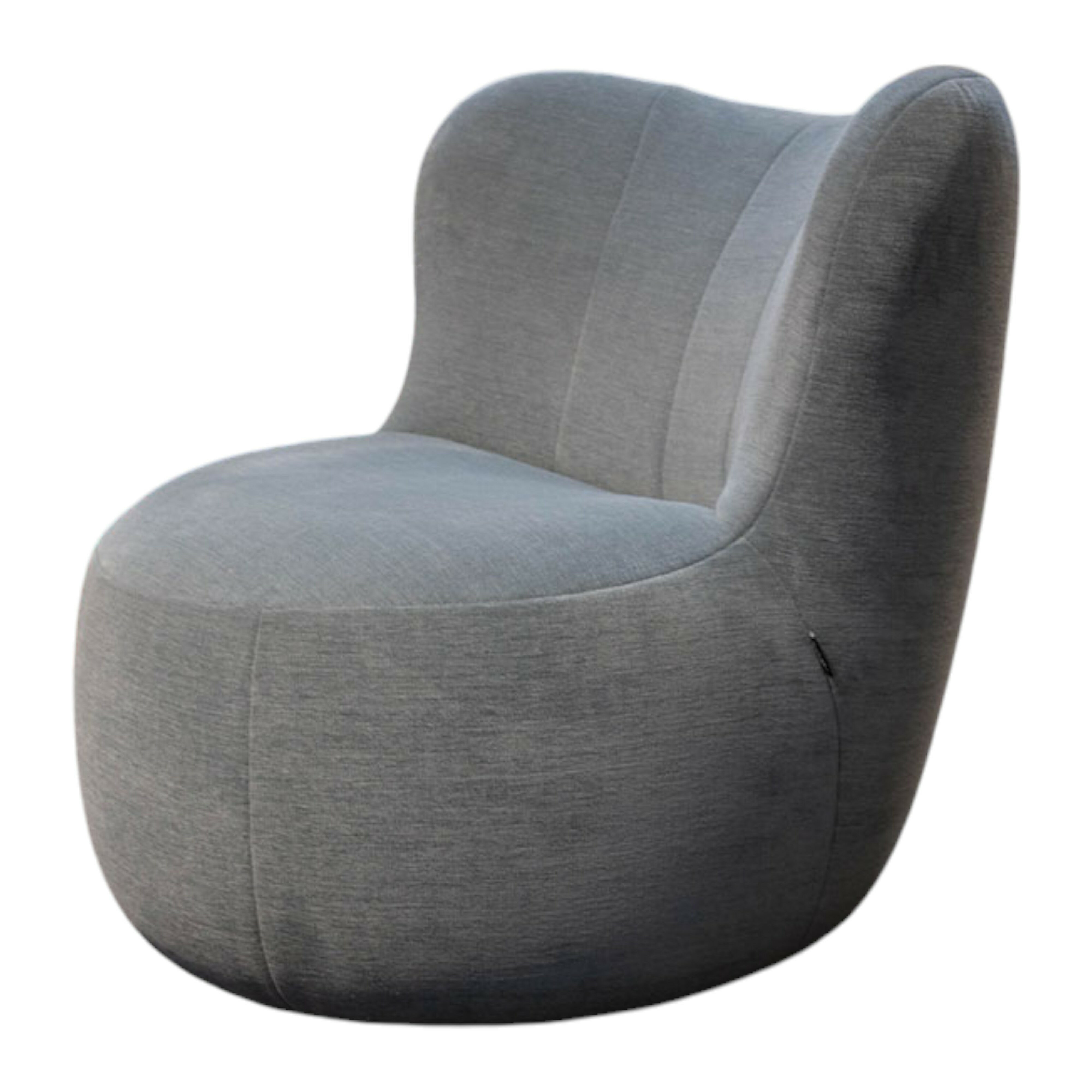 freistil Rolf Benz - Sessel Freistil 173 Stoff 6514 Blaugrau Grau Inklusive Kunststoffgleiter - 1