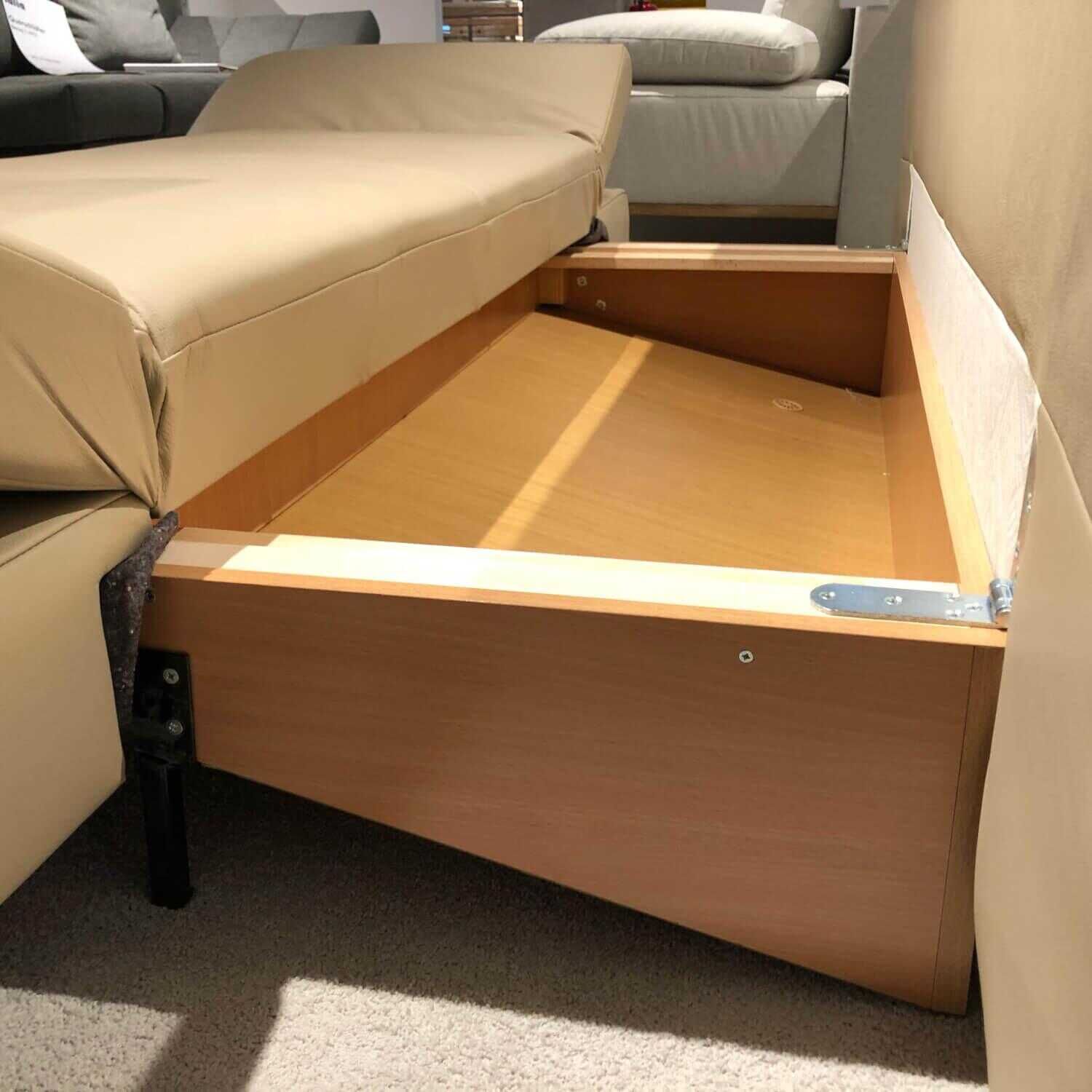Restyl - Querschläfer Mia Leder 10-1055 Creme mit Verstellfunktion - 5