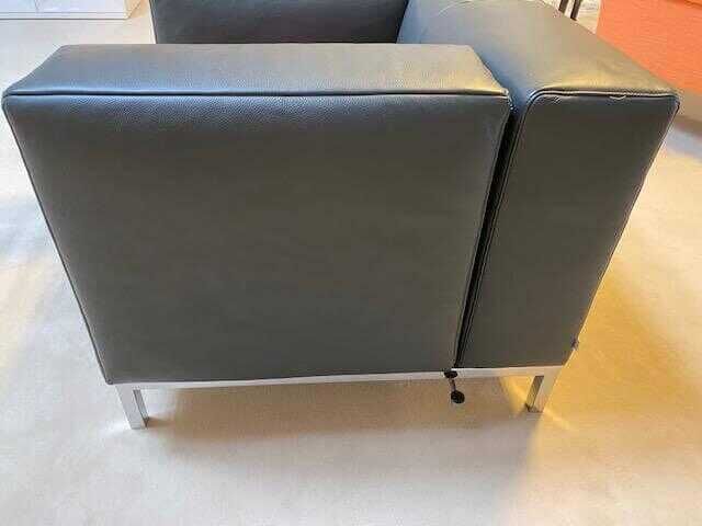 Jori - Sessel Longueville JR 8150 Leder Celia Opal Grau - 9