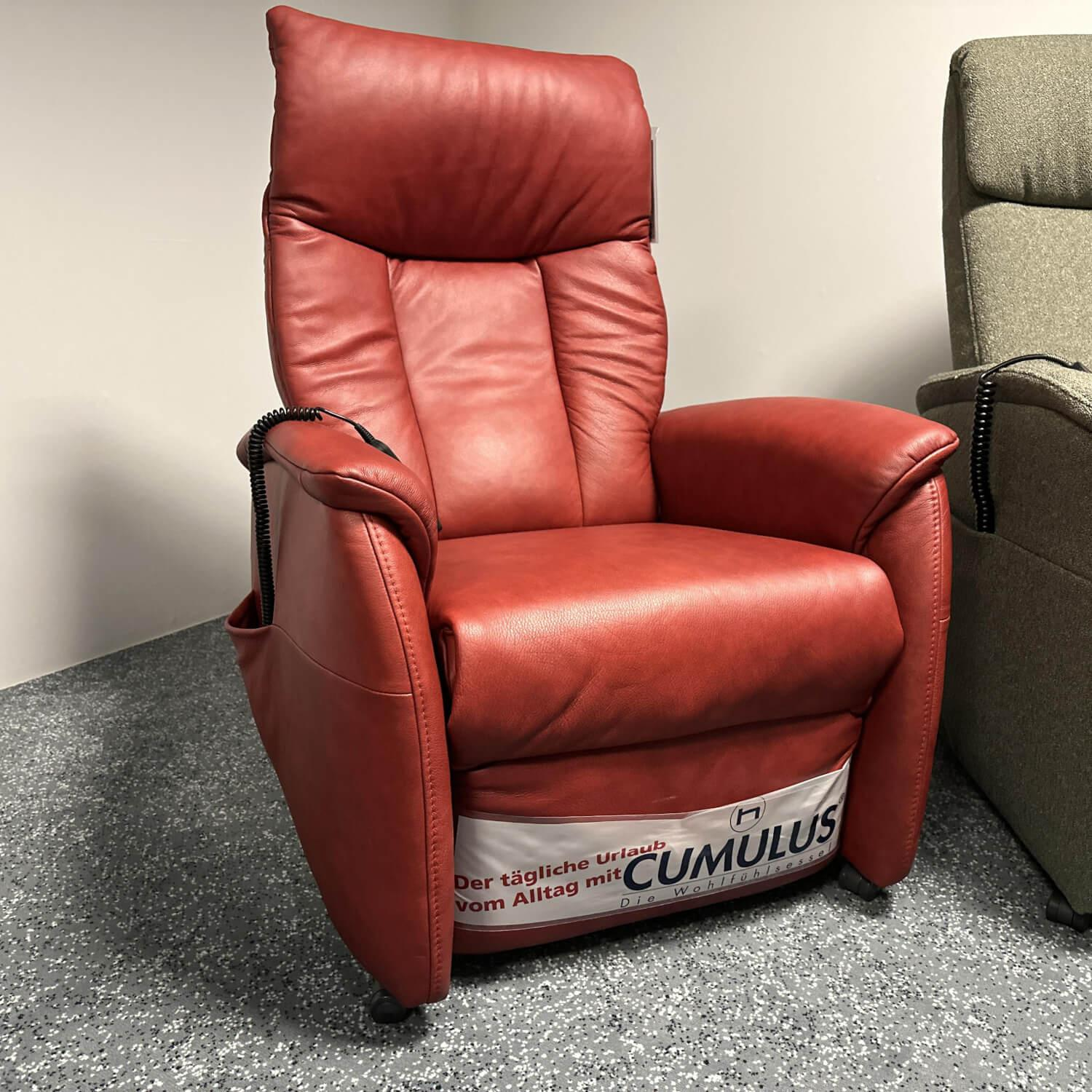 himolla - Relaxsessel 7068 Cumulus Mini Leder 27 Eleganza Campari Rot Mit Elektrischer Verstellung Inklusive Akku - 2