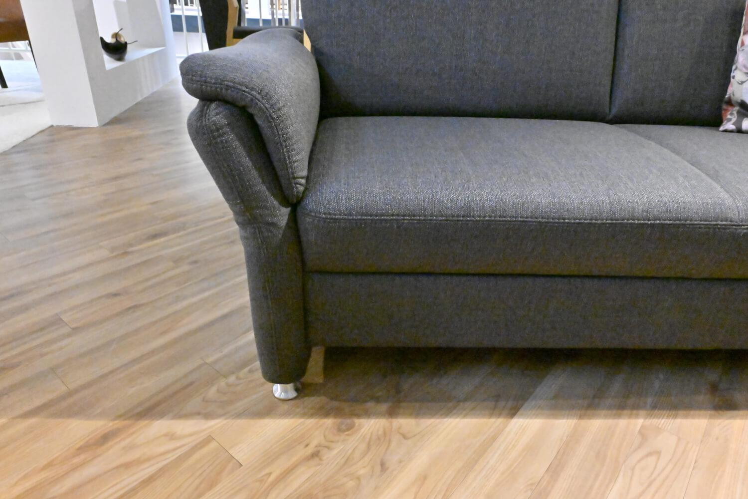 Ponsel - Set 266 System 10 Cover fabric 0634 06 Grey Feet aluminum F566 50 Without headrest and sofa cushion - 5