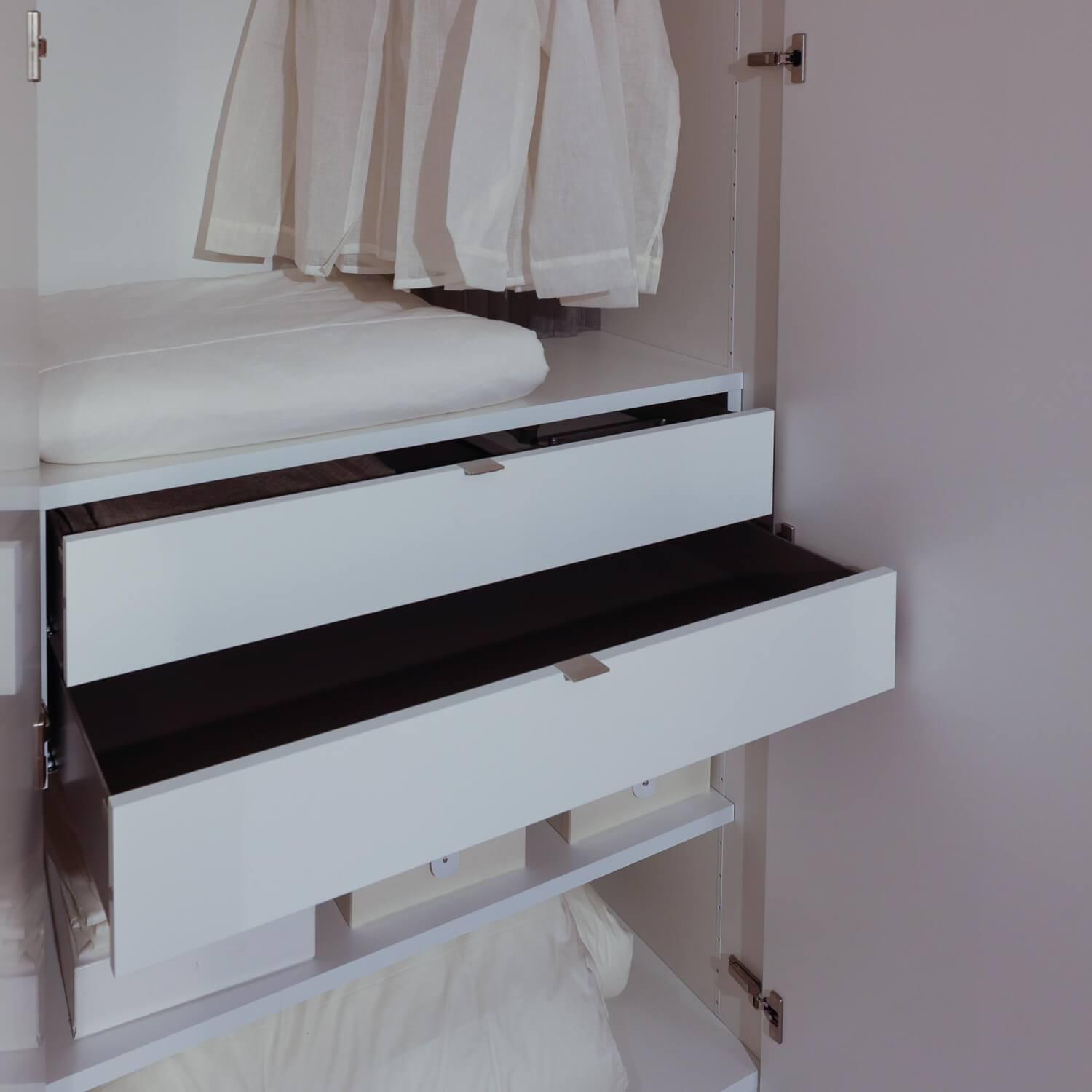 Interlübke - Kleiderschrank Base Ausführung Lack Matt M03 Schneeweiß - 2