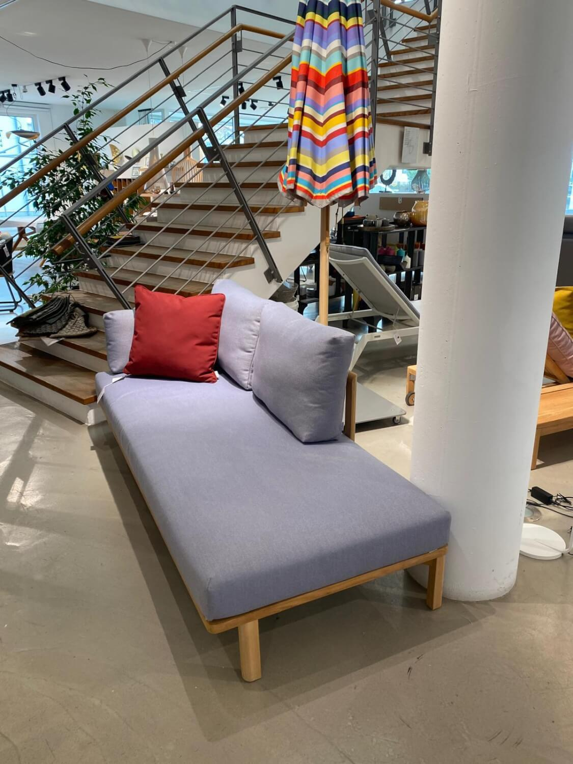 Weishäupl - Récamiere New Hampton Stoff Zori Muse Lila Teakholz - 4