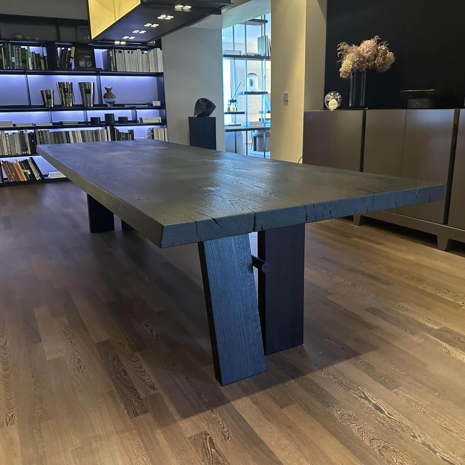 Knopp - Esstisch BG Edition Eiche Dunkel Schwarz Geölt - 10