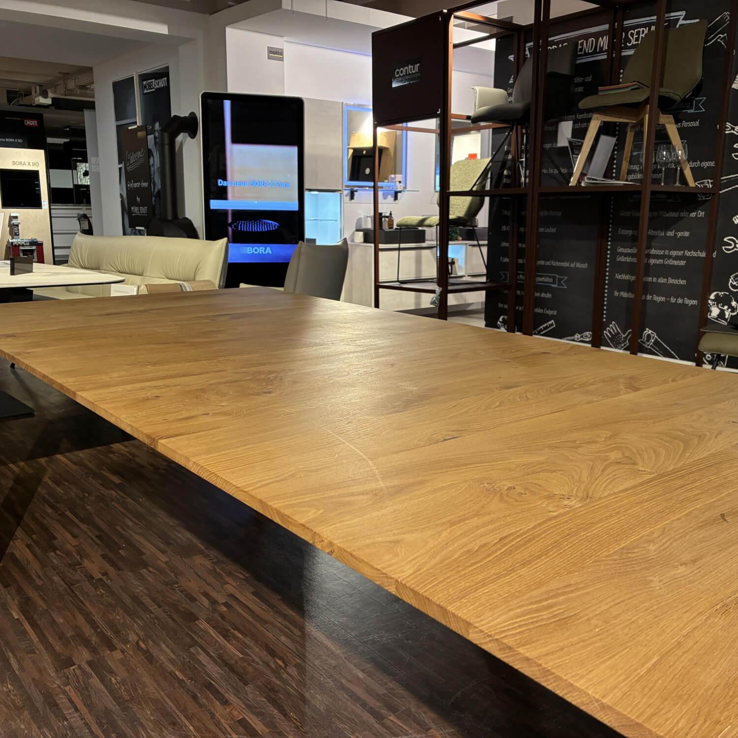 kf furniture - Esstisch C 3429 Contur 3400 Astige Eiche Pigmentiert Mit Klappeinlagen - 5