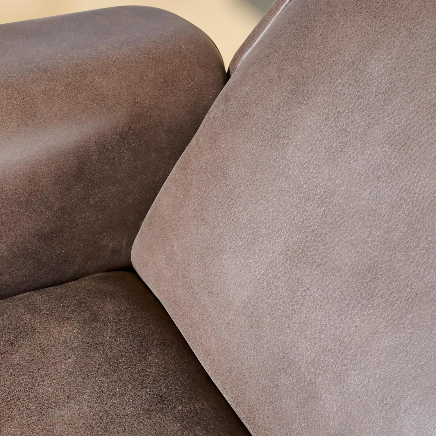 Bielefelder Werkstätten - Sessel Legend Leder Java Terra Braun Schale Formsperrholz Kreuzfuß Metall Mit Neigefunktion - 2