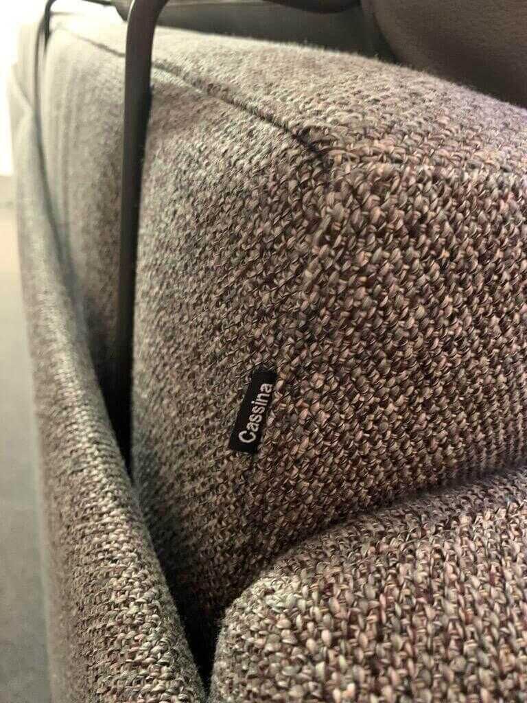 Cassina - Sofa "8" 2-Sitzer Stoff 20305 Quarzo 13F364 mit verstellbarer Kopftsütze in Leder - 9