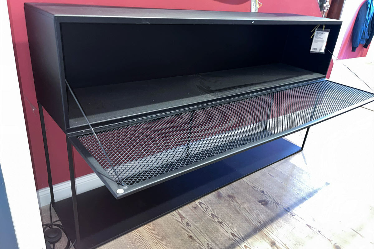Zeus - Sideboard Tristano Stahl Kupferschwarz Sandeffekt Epoxylackiert - 3