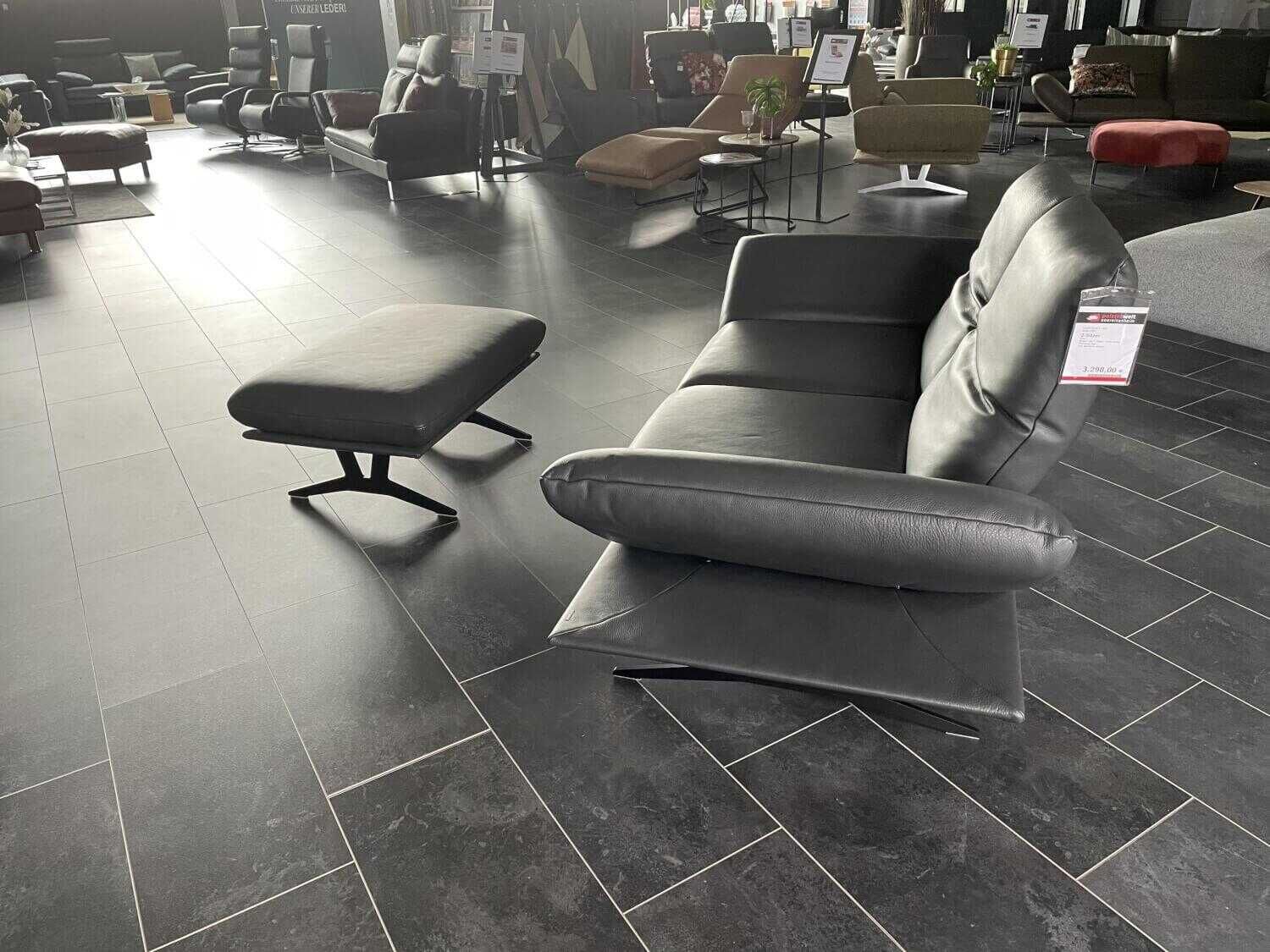 koinor-sofa-francis-leder-c-classic-pepper-grau-fu-C3-9F-schwarz-mit-hocker-25aa67974d66JDOutOHMQeyBc Koinor - Sofa Francis Leder C Classic Pepper Grau Fuß Schwarz mit Hocker - 3