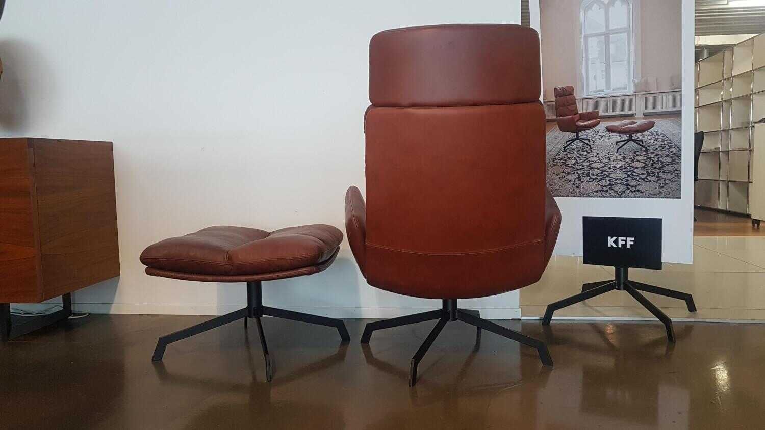 kff-sessel-arva-lounge-leder-4-sauvage-teak-8104-mit-ottoman-f65c7500f6e6 KFF - Sessel Arva Lounge Leder 4 Sauvage Teak 8104 mit Ottoman - 4
