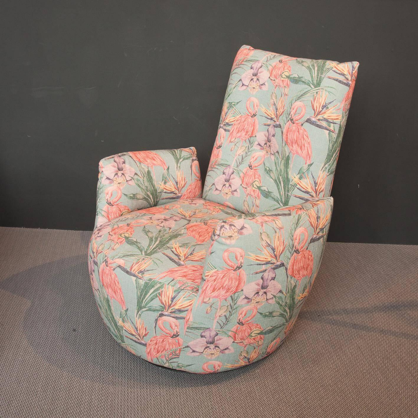 Bullfrog - Sessel Blobb Drehbar Bezug Flamingo Jade 1111/11 Mit Schaukelfunktion - 2
