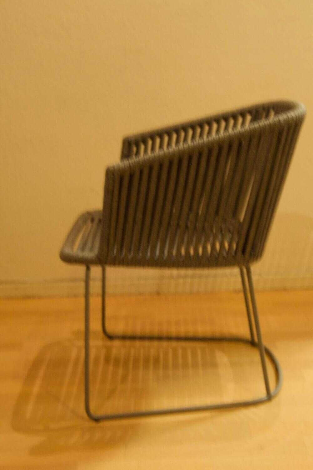 Cane Line - Stuhl Moments Gewebe Grau Gestell Aluminium Pulverbeschichtet - 4