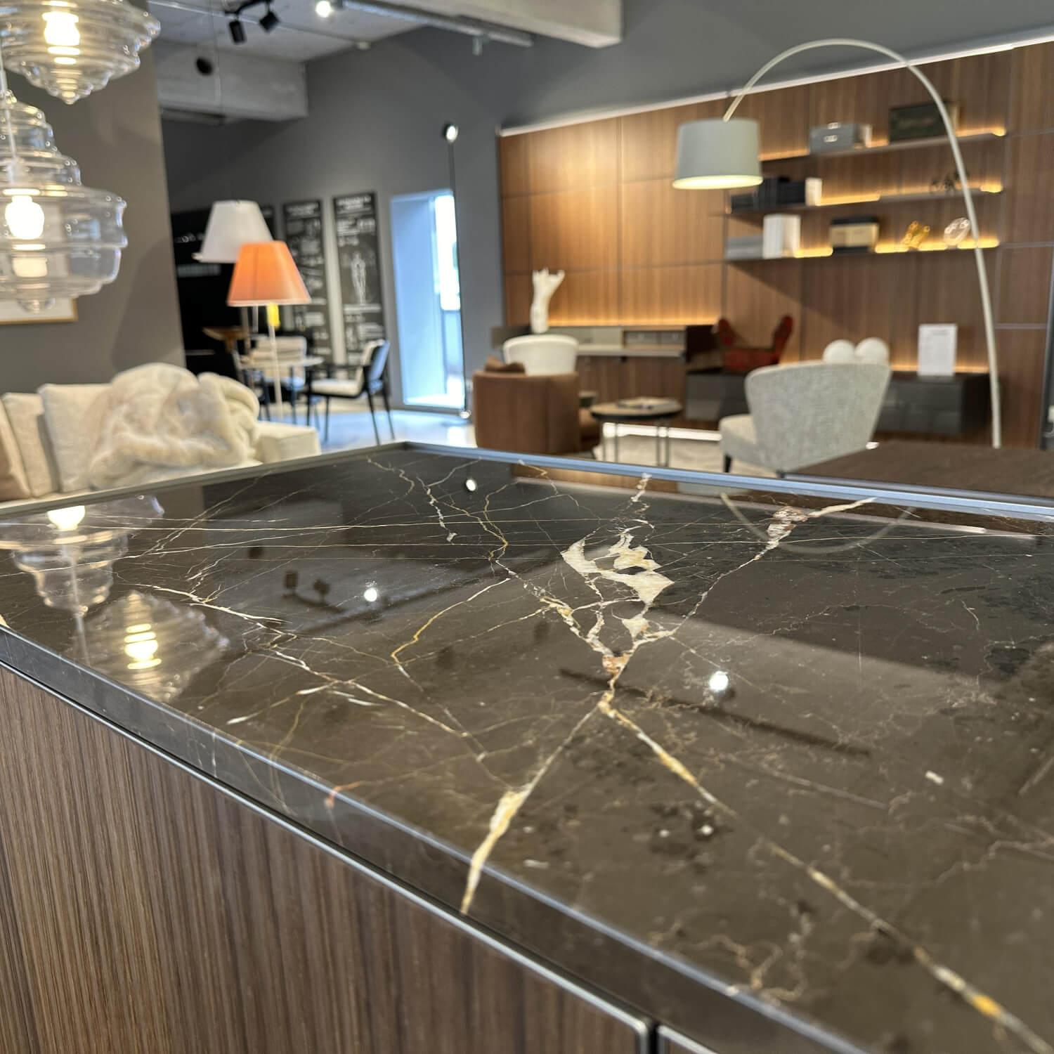 Rimadesio - Sideboard Self Bold Abdeckplatte Mamor Noir Saint Laurent - 10