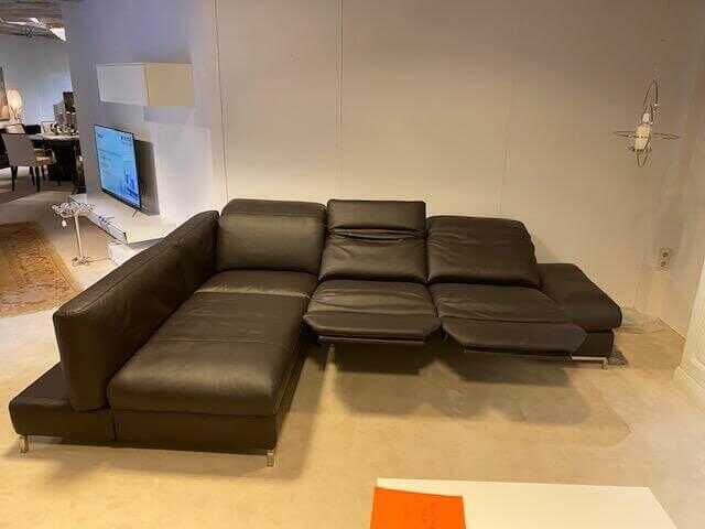 himolla - Ecksofa 1510 Leder Longlife Caffee 2 Sitze elektrisch verstellbar - 12