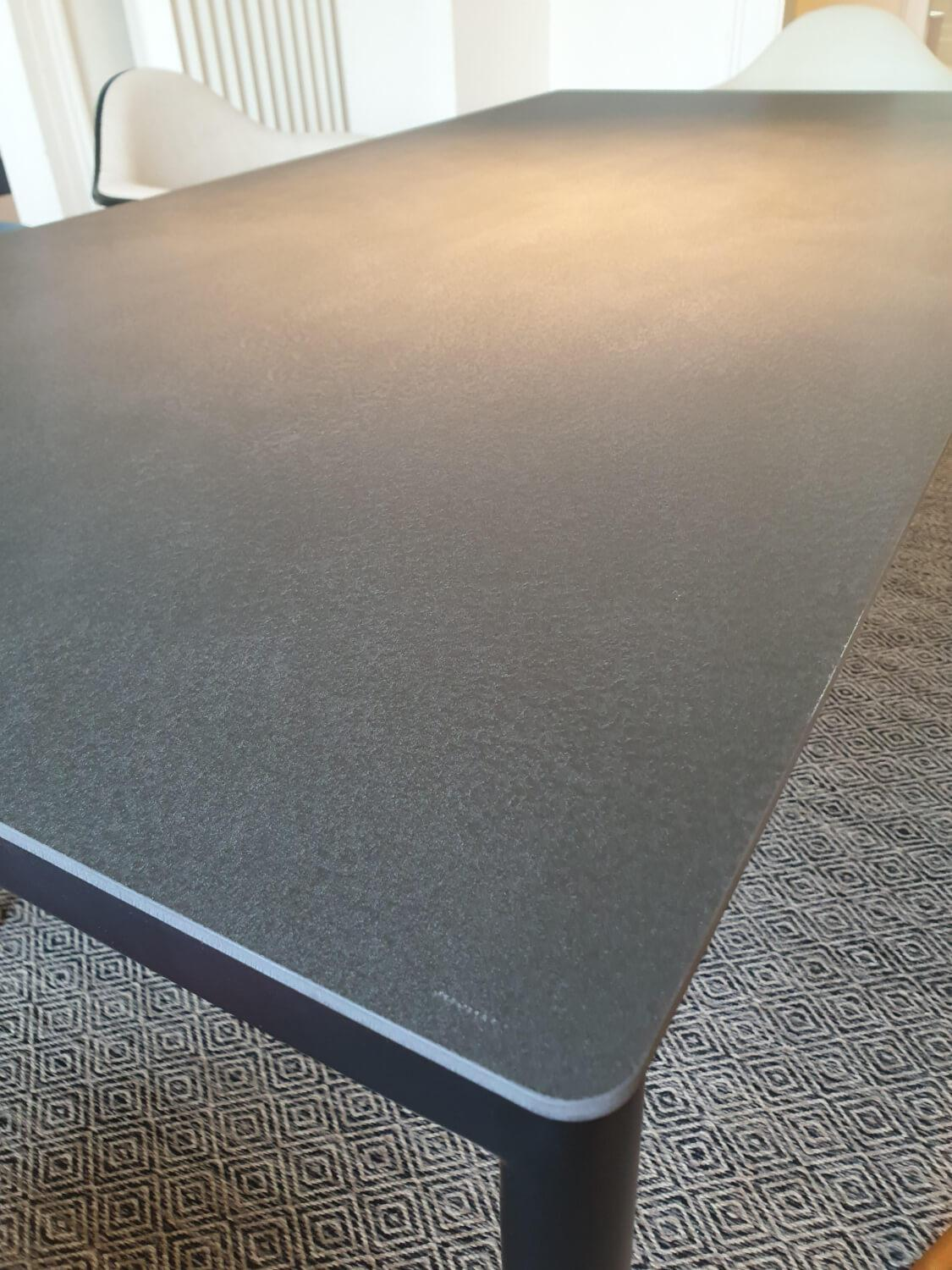 Extendo - Esstisch ST35 Platte Keramik Schwarz Gestell Schwarz - 2