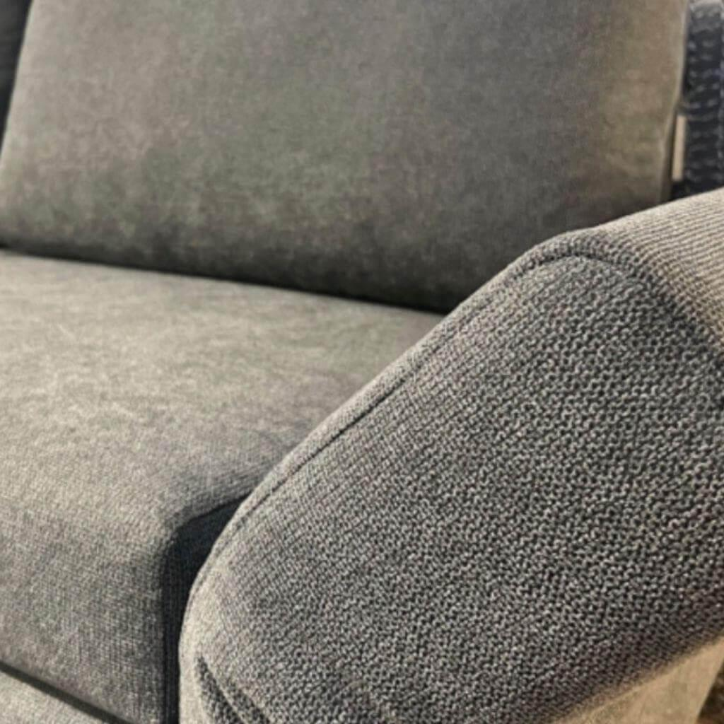 Signet - Schlafsofa Nick 160 Stoff Rocco Marsala Rot Gestell Massives Buchenholz Füße Chrombügel Mit Abklappbaren Armlehnen - 2