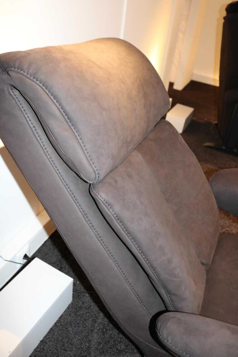 himolla - Massagesessel 7418 86 H Leder 45 Nabucco Torf Braun mit elektrischer Verstellfunktion 2-Motorisch - 6