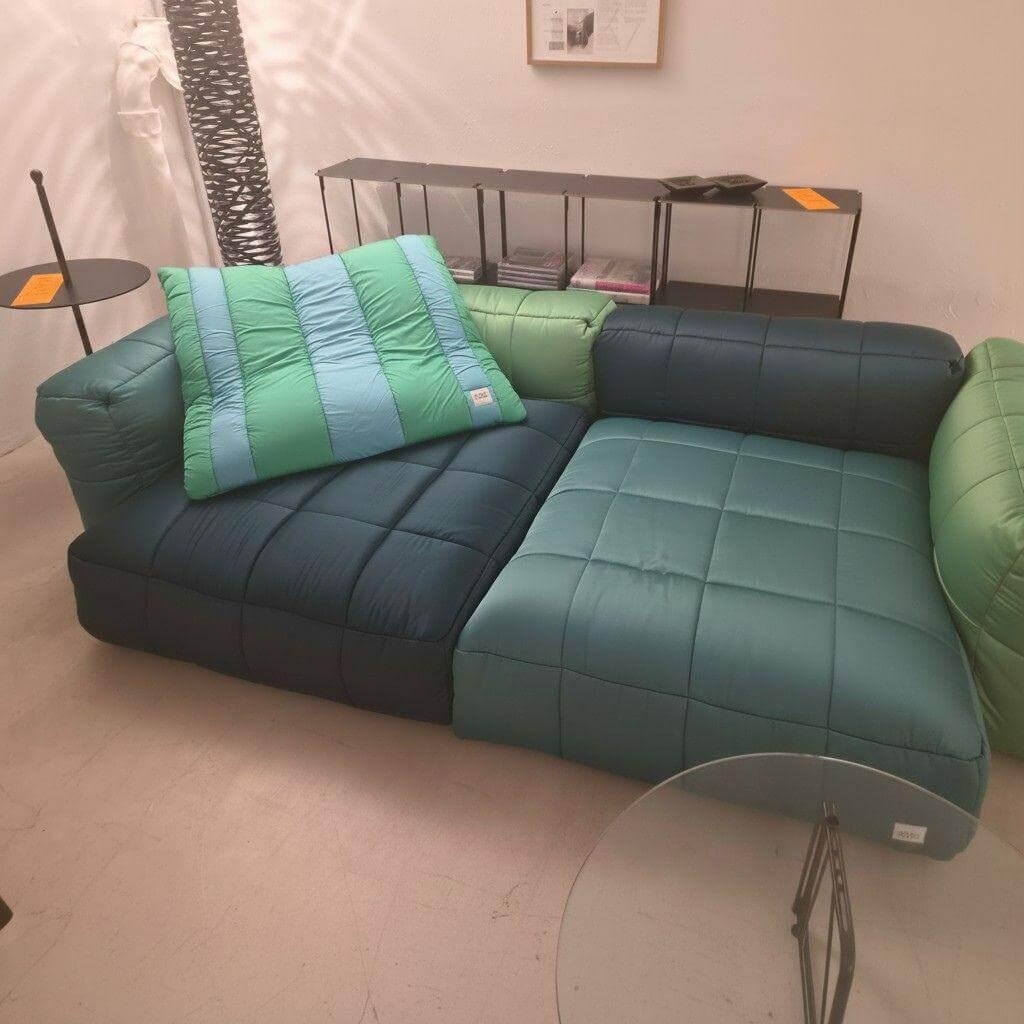 Eigene Herstellung - MARKE VETSAK ANLEGEN / Sofa Aspesi Stoff Aspesi Moss Grün Inkl. Kissen - 6