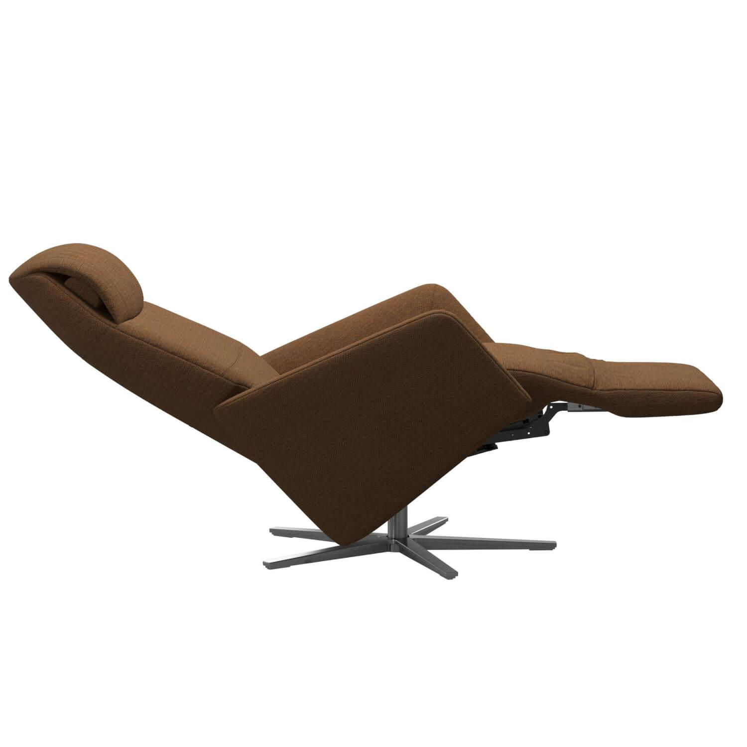 Stressless - Relaxsessel Scott Sirius Stoff Linden Copper Untergestell Brushed - 4