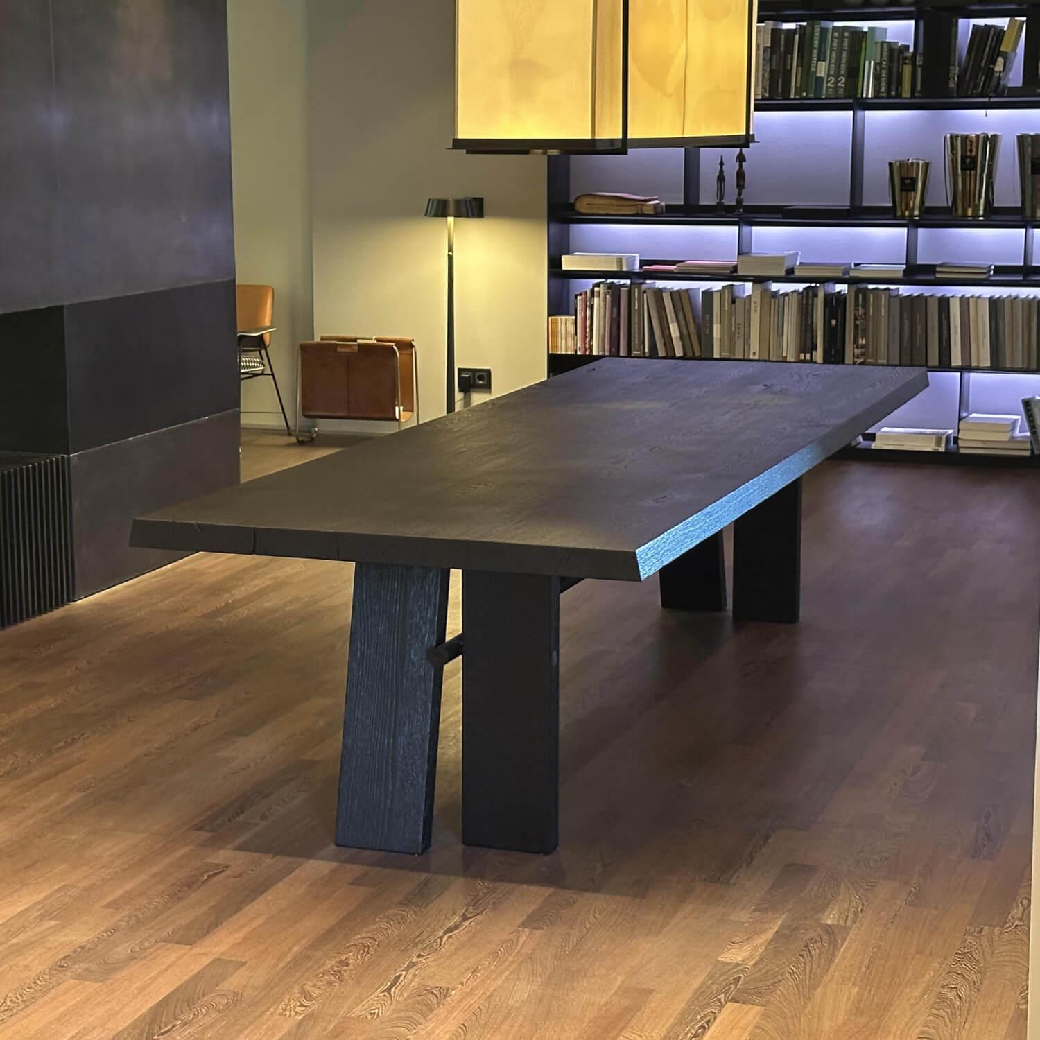 Knopp - Esstisch BG Edition Eiche Dunkel Schwarz Geölt - 2