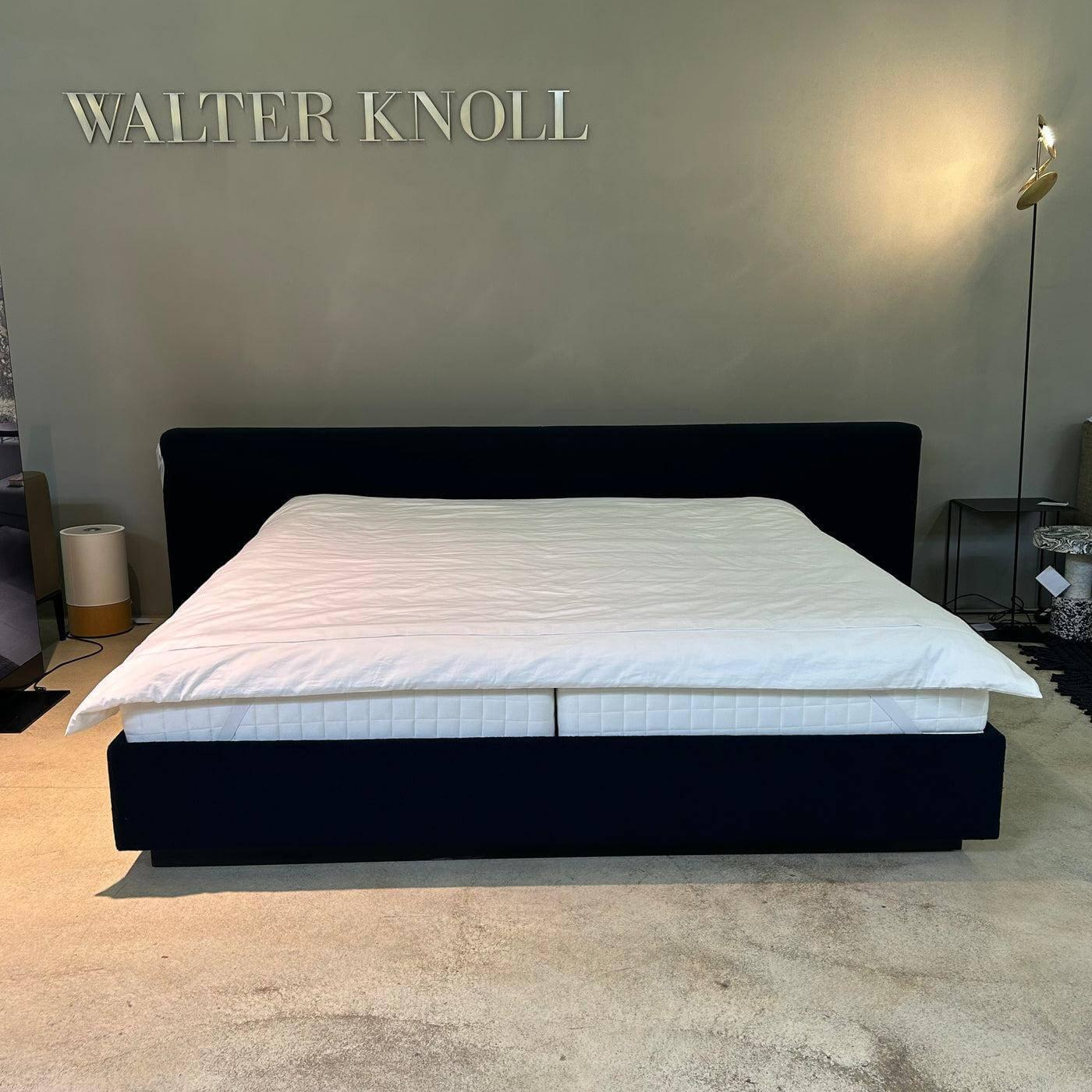 Walter Knoll - Polsterbett Yuuto 810 200 Stoff Hearth Undersea Schwarz Sockel Schwarz Mit Überstand ohne Matratze ohne Lattenrost - 5