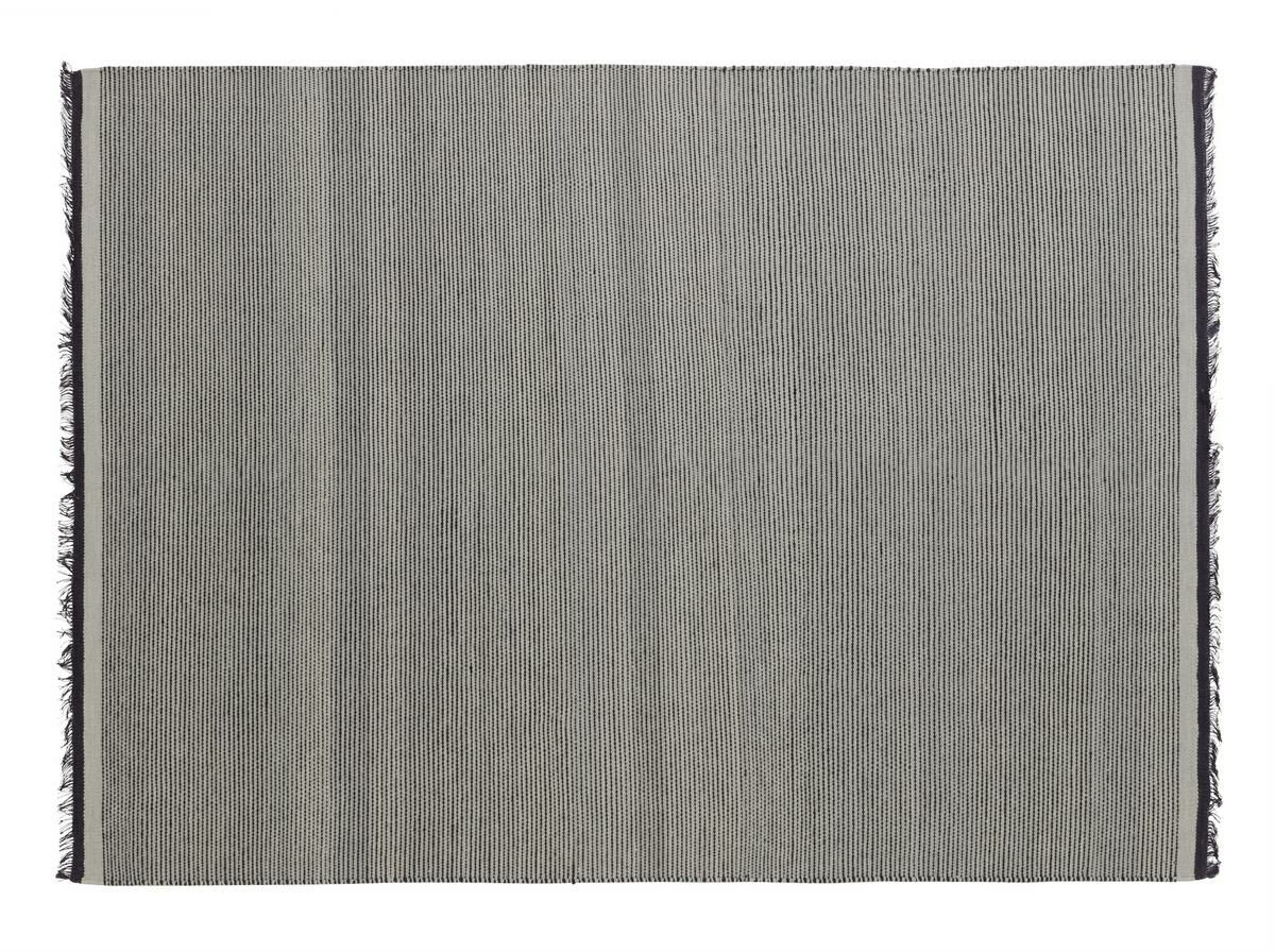 Fabula Living - Teppich Njord Light Grey Black Hellgrau Schwarz Aus Neuseeländischer Wolle - 1
