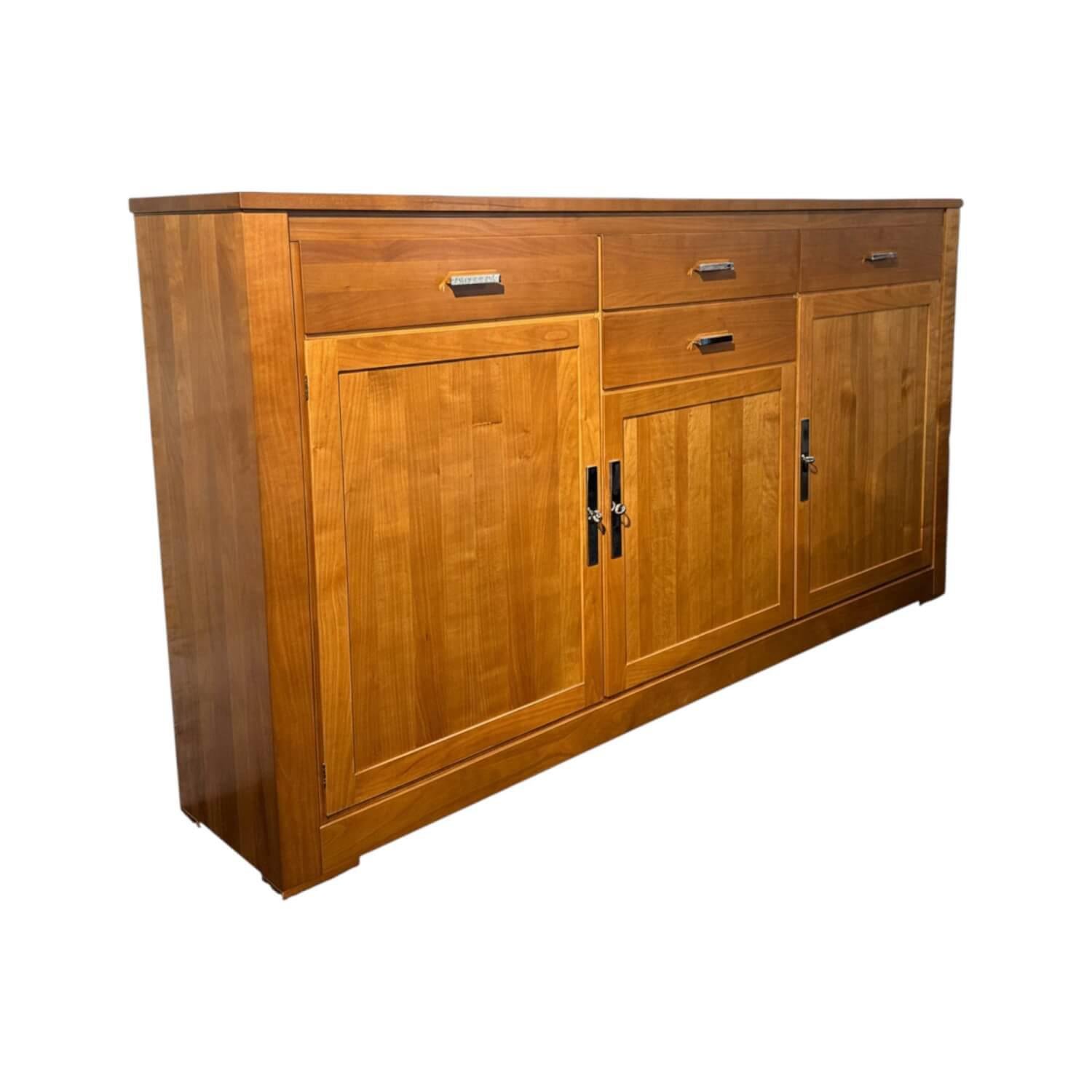 Form Exclusiv - Hochanrichte Bordeaux 170543 Euro Kirsche Zeder Samtreflex Beschläge Poliert Und Vernickelt - 1